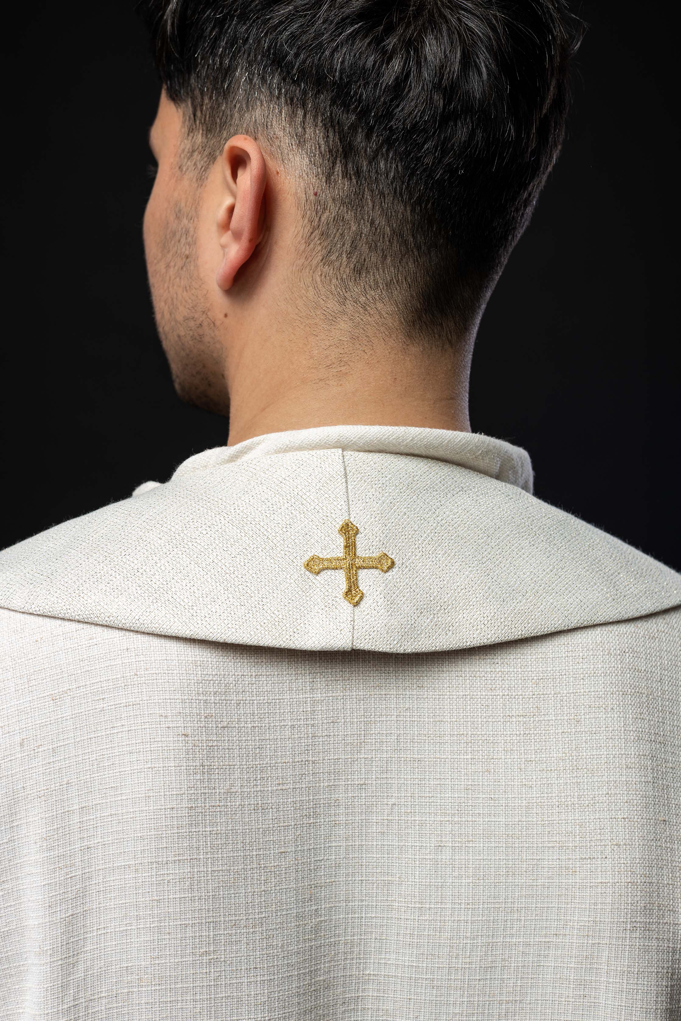Embroidered Stole with Marian Symbol