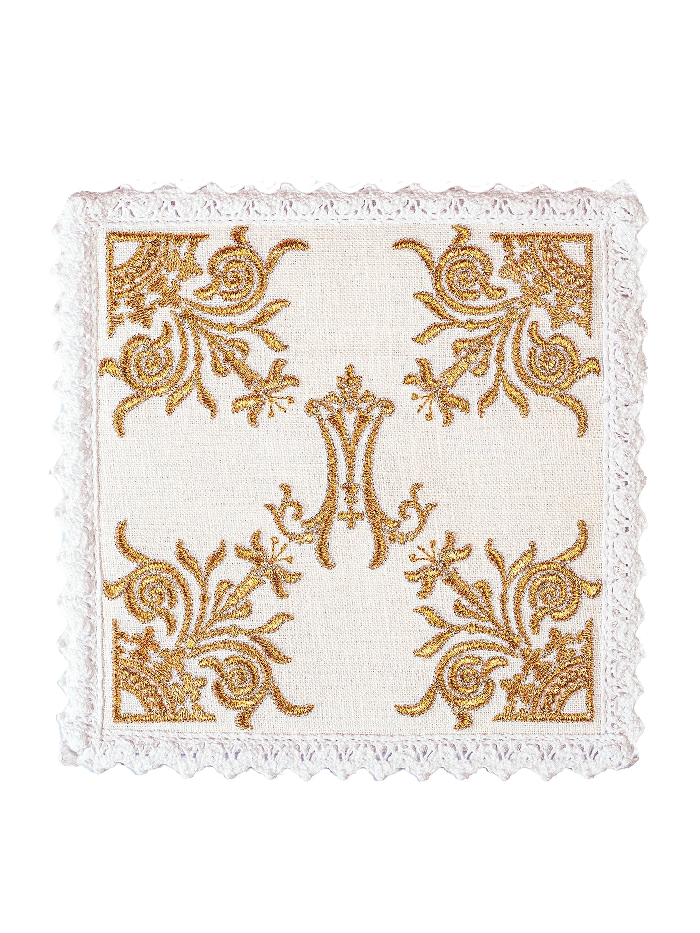 Chalice Linens with Rich Marian Embroidery KKL/077 - HAFTINAUSA.COM