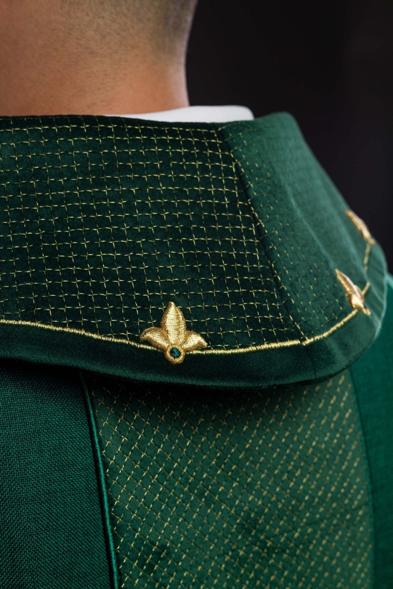 Chasuble embroidered with Green Cross LE/7030/01 - HAFTINAUSA.COM