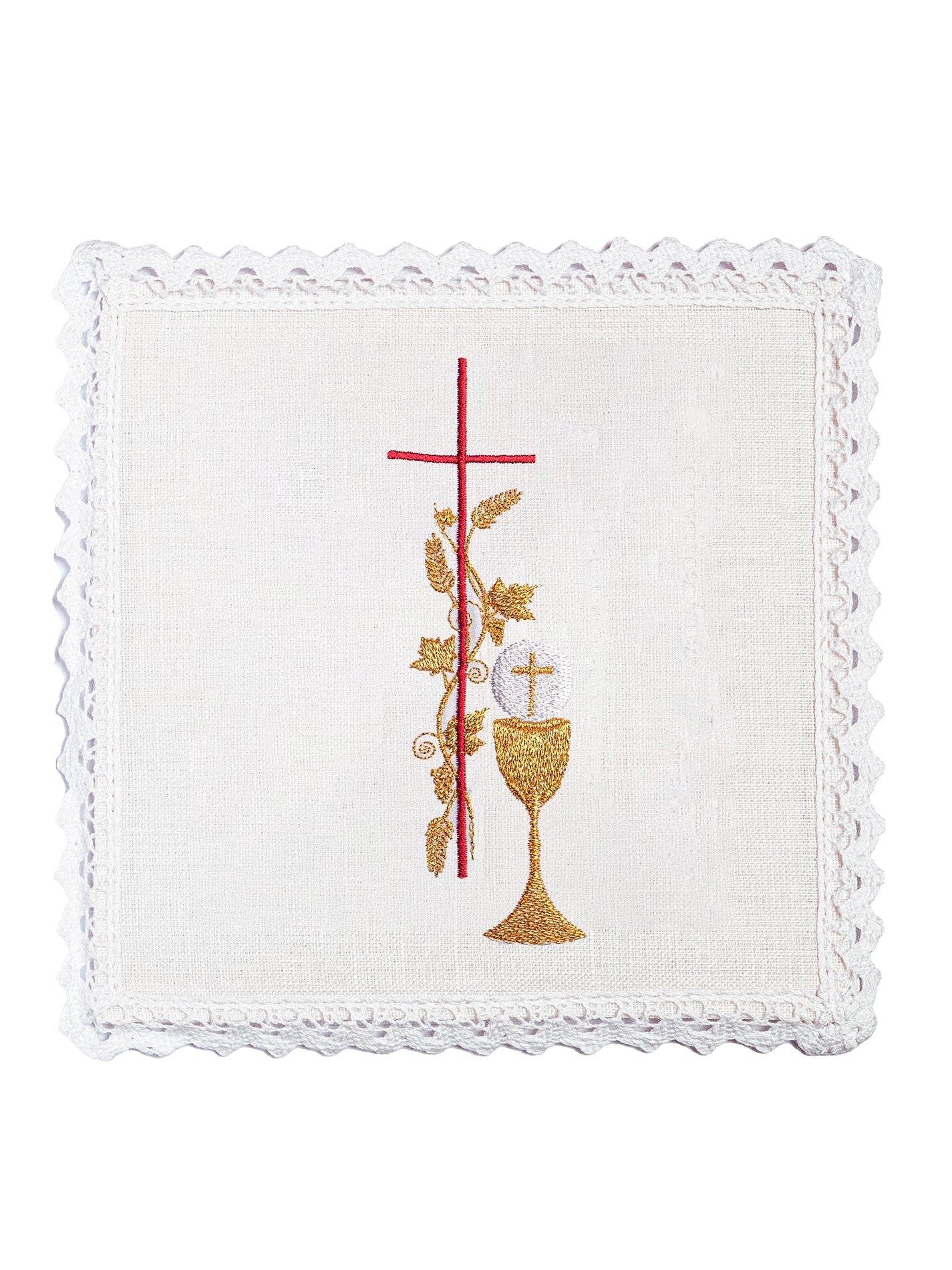 Linen Chalice Linens Alpha Omega KKL/176 - HAFTINAUSA.COM