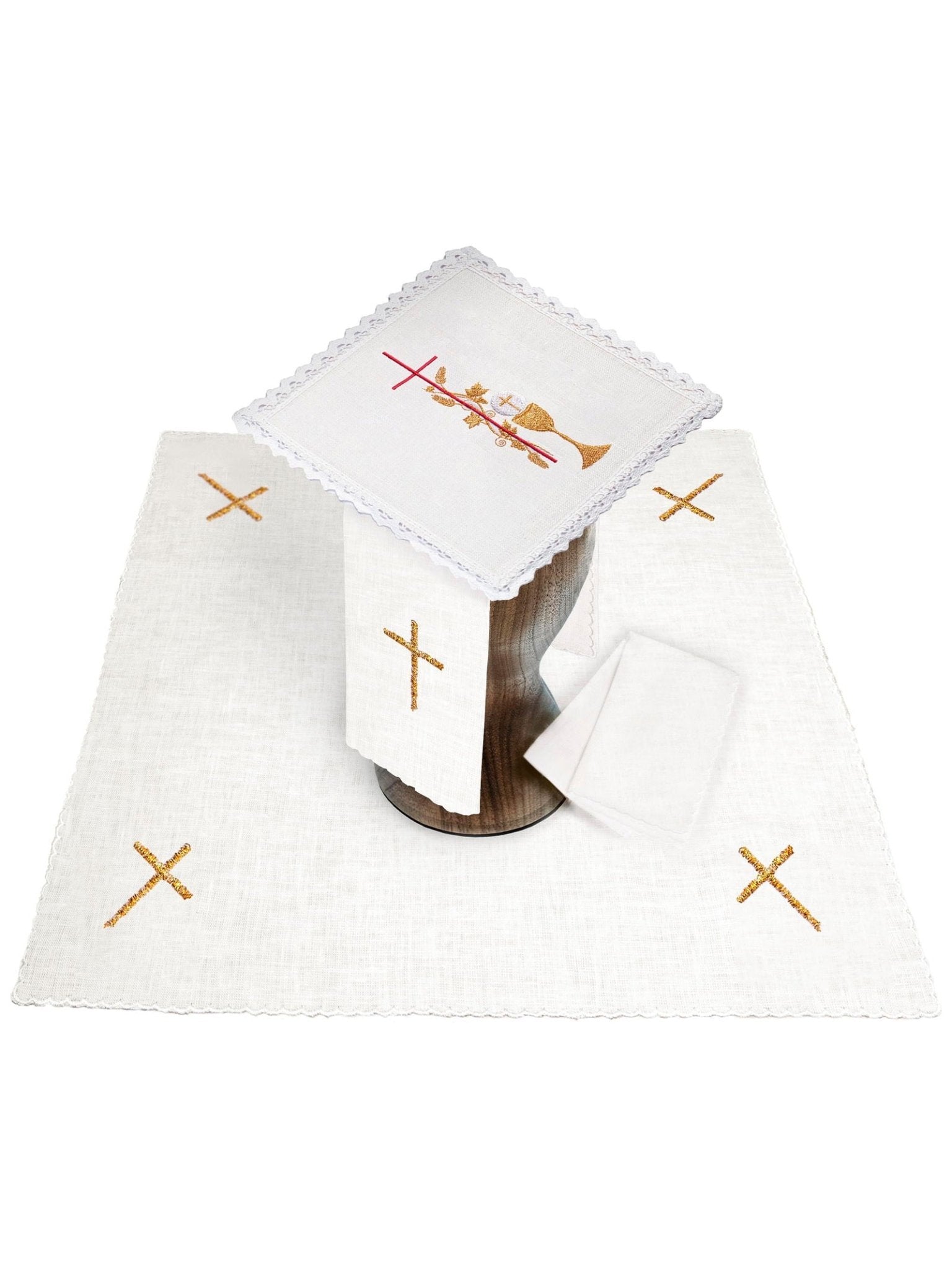 Linen Chalice Linens Alpha Omega KKL/176 - HAFTINAUSA.COM