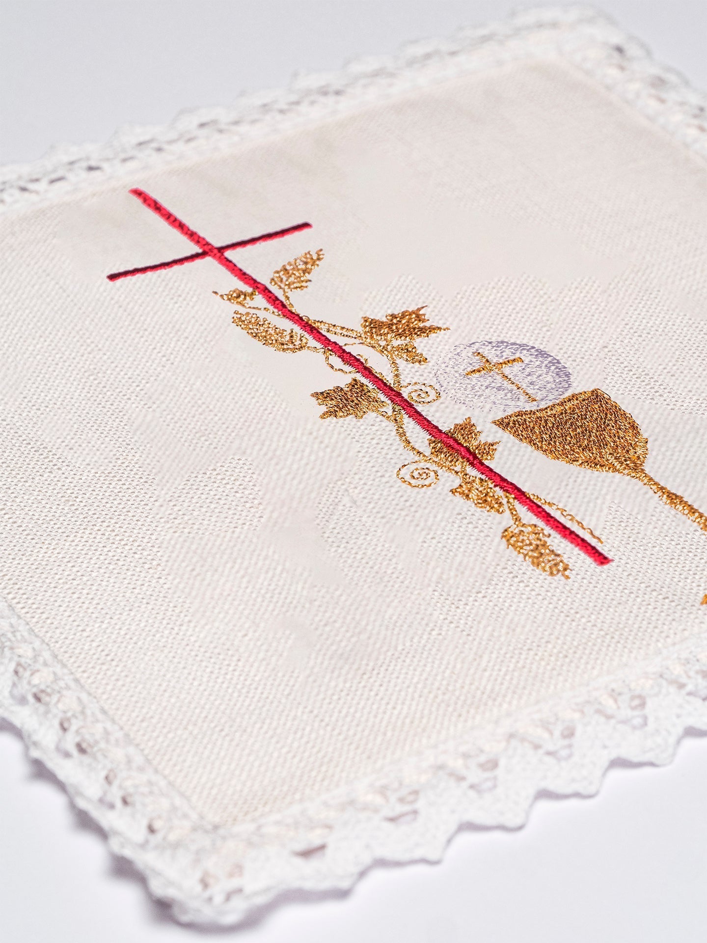 Linen Chalice Linens Alpha Omega KKL/176 - HAFTINAUSA.COM