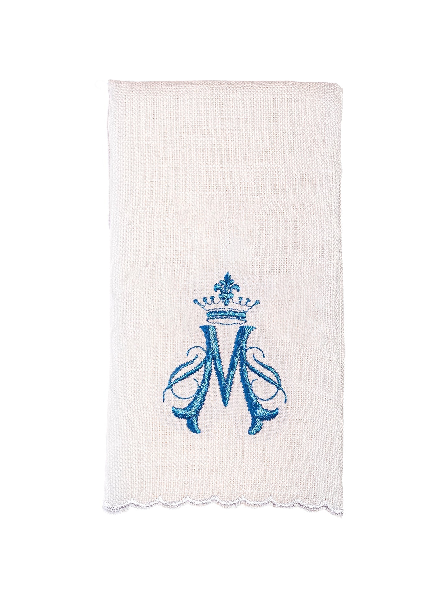 Linen Chalice Linens with Embroidered Mary Motif KKL/161 - HAFTINAUSA.COM