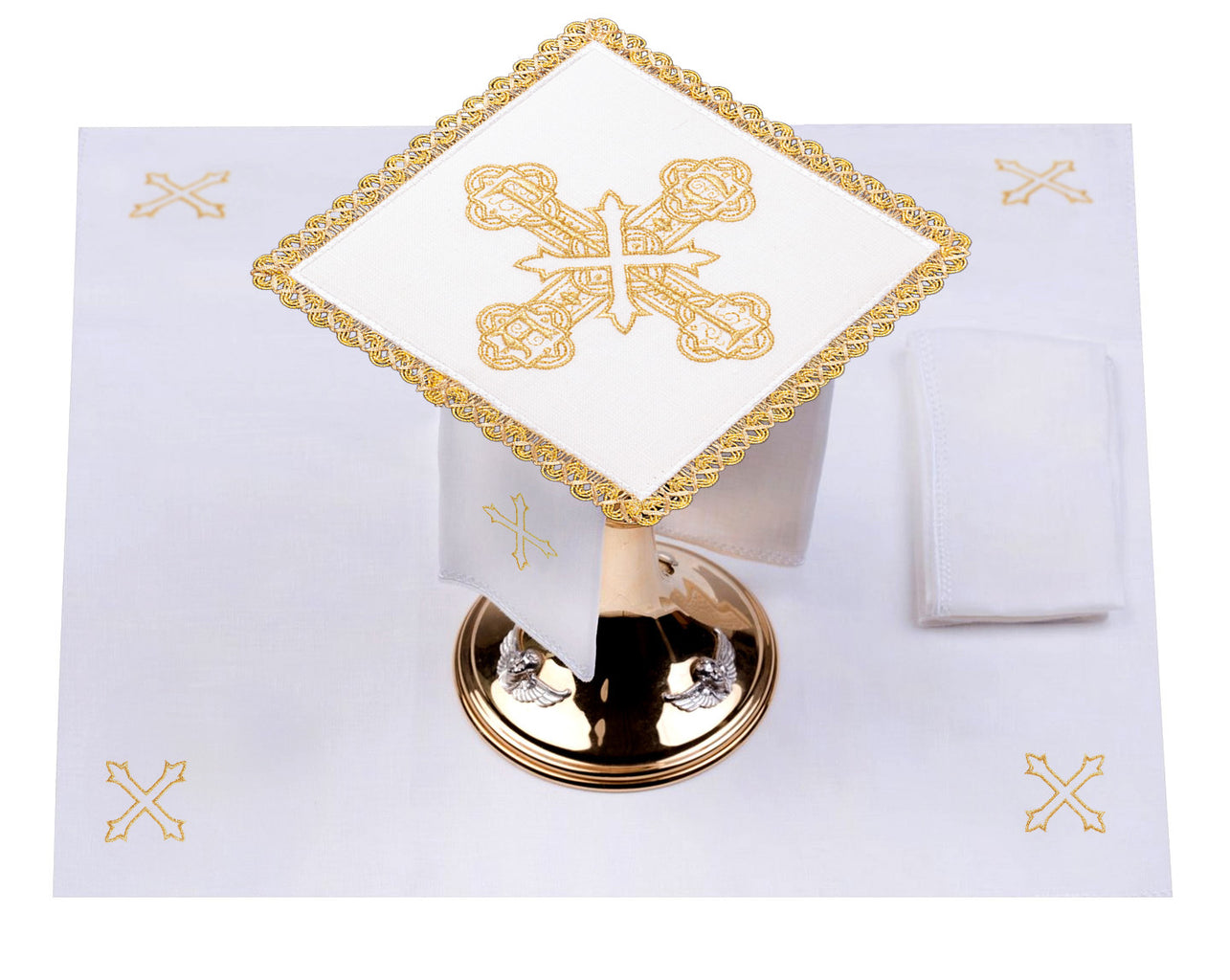 Chalice Linen with Palka with a cross