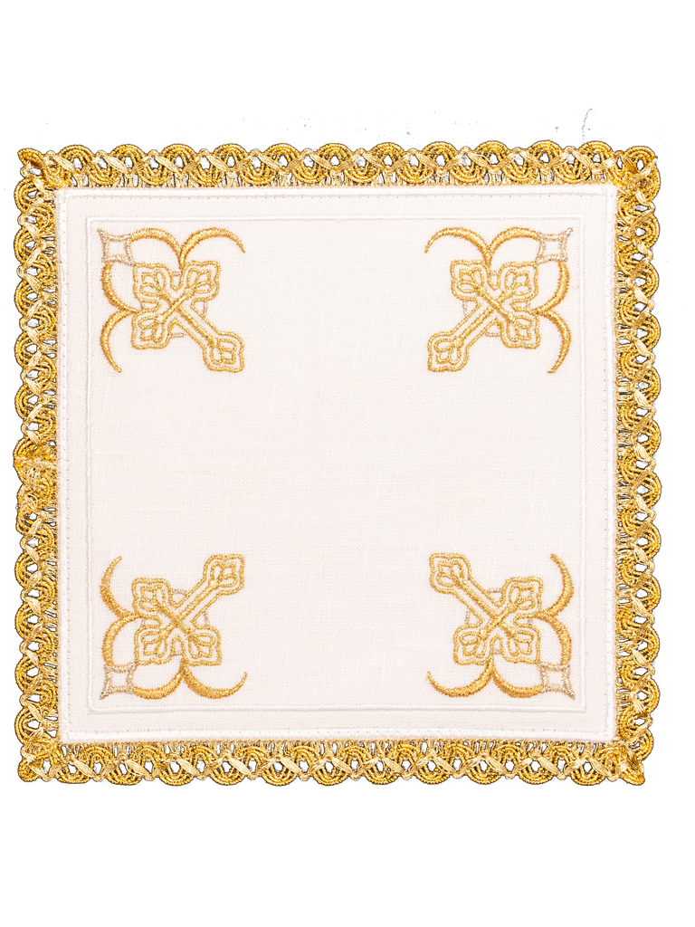 Chalice Linen with Palka with Eucharistic motif