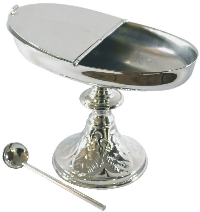 Incense boat brass nickel