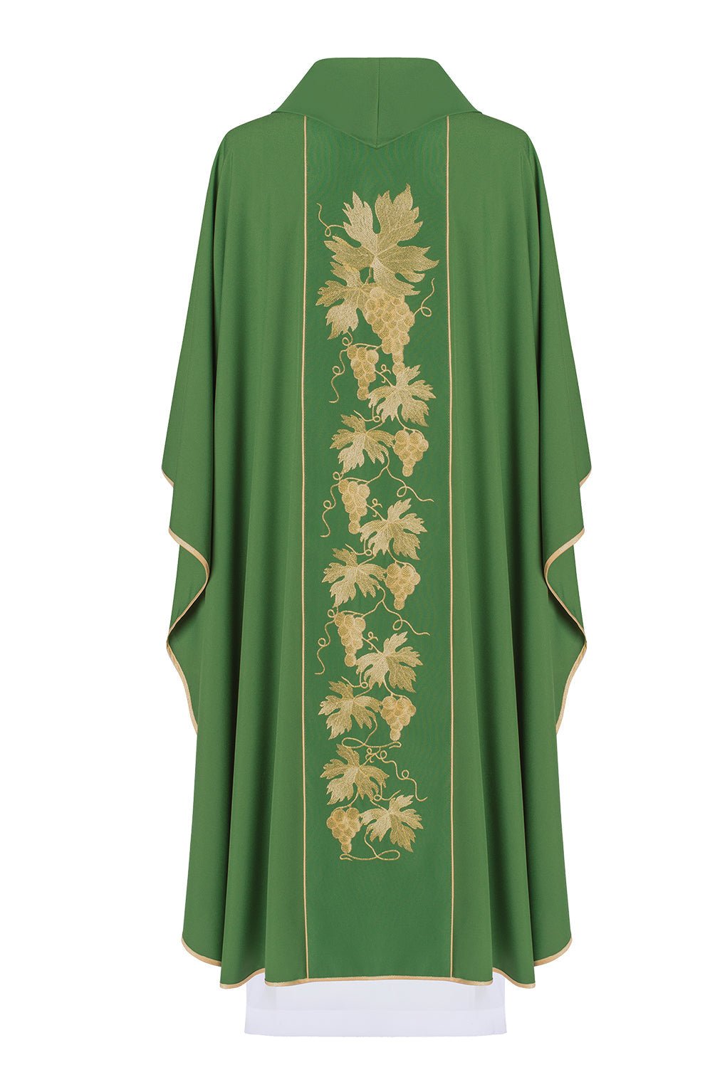 Chasuble embroidered with Green Cross - HAFTINAUSA.COM