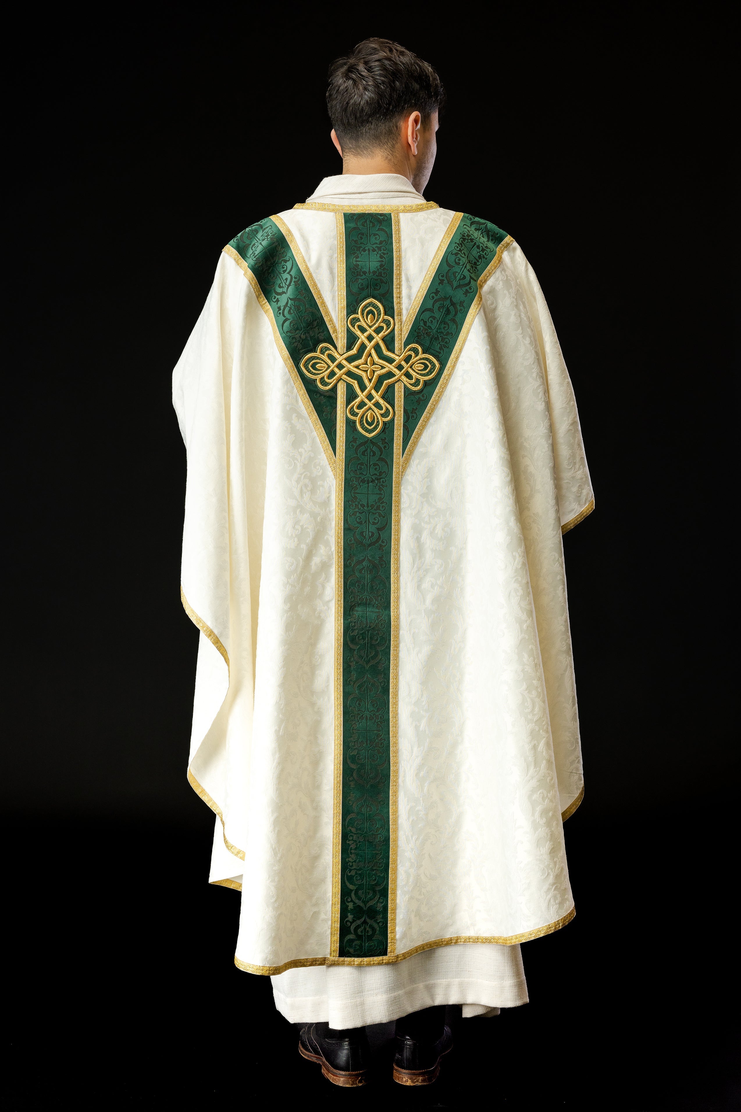 Handmade chasuble with velvet belt Handmade 7007