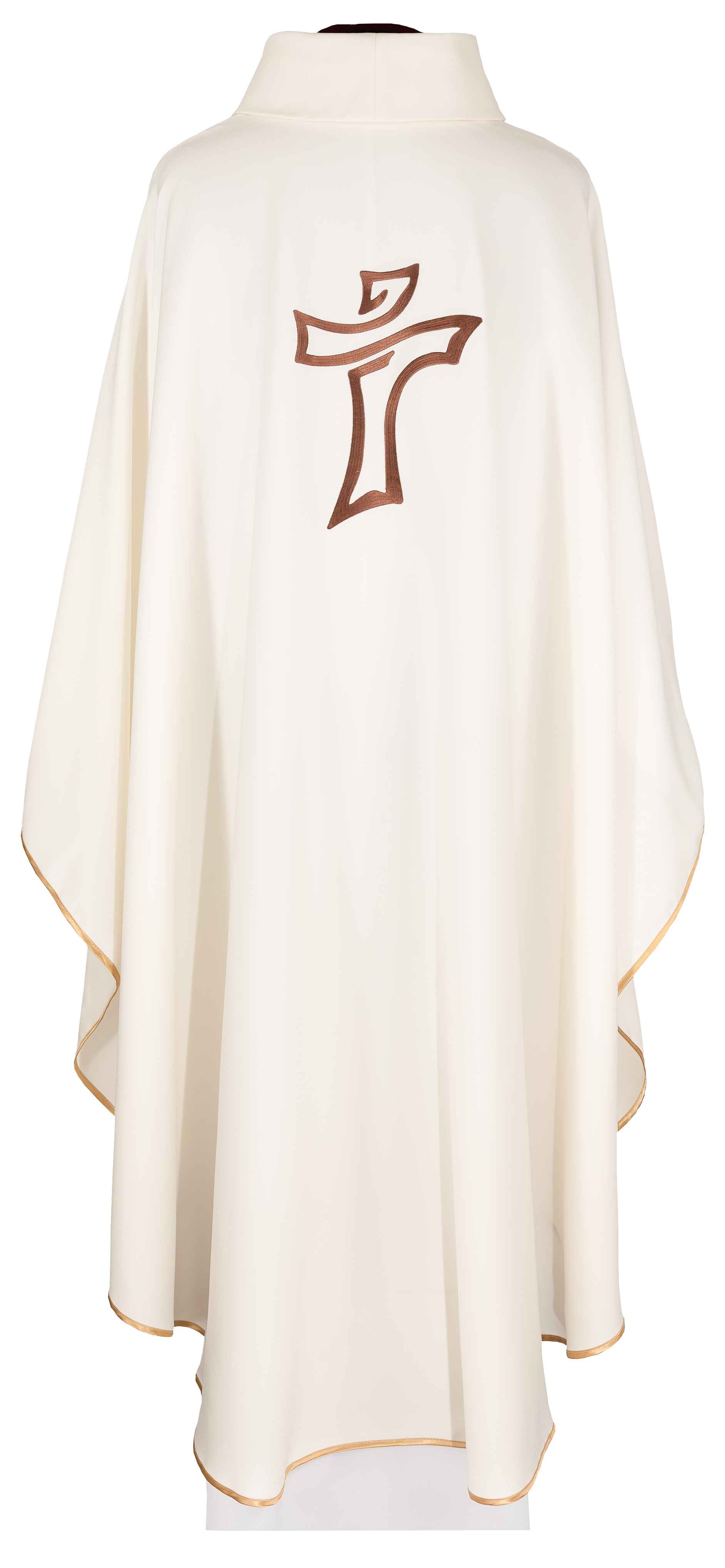 Ecru chasuble with the image of the Divine Mercy of Jesus