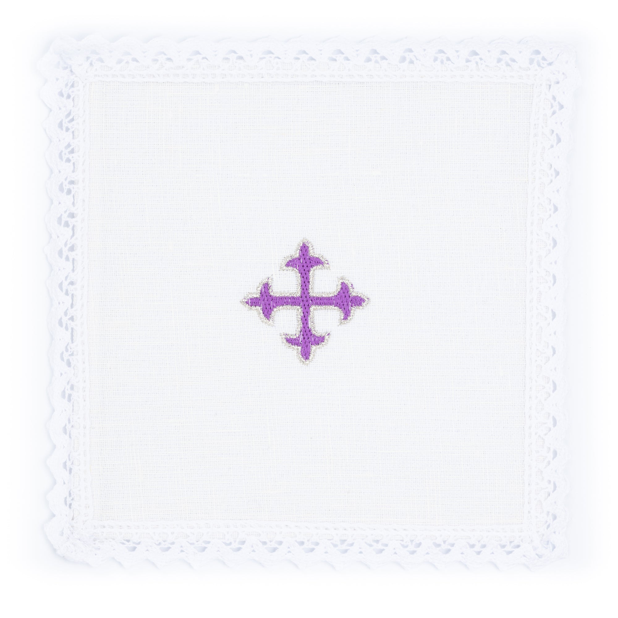 Chalice Linens with small cross embroidery