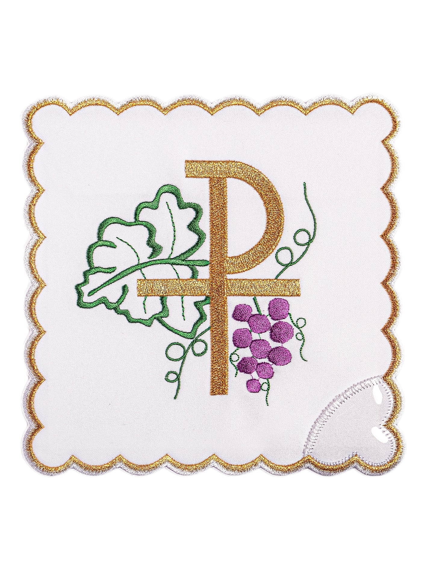 Chalice Linens with PAX and Grapevine Embroidery - HAFTINAUSA.COM