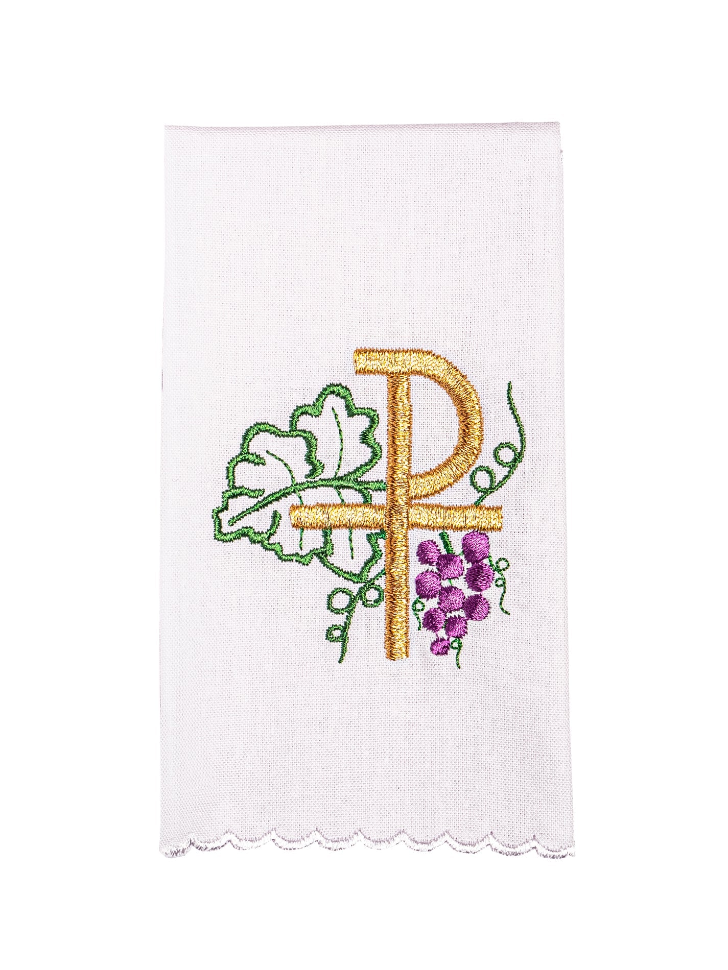 Chalice Linens with PAX and Grapevine Embroidery - HAFTINAUSA.COM