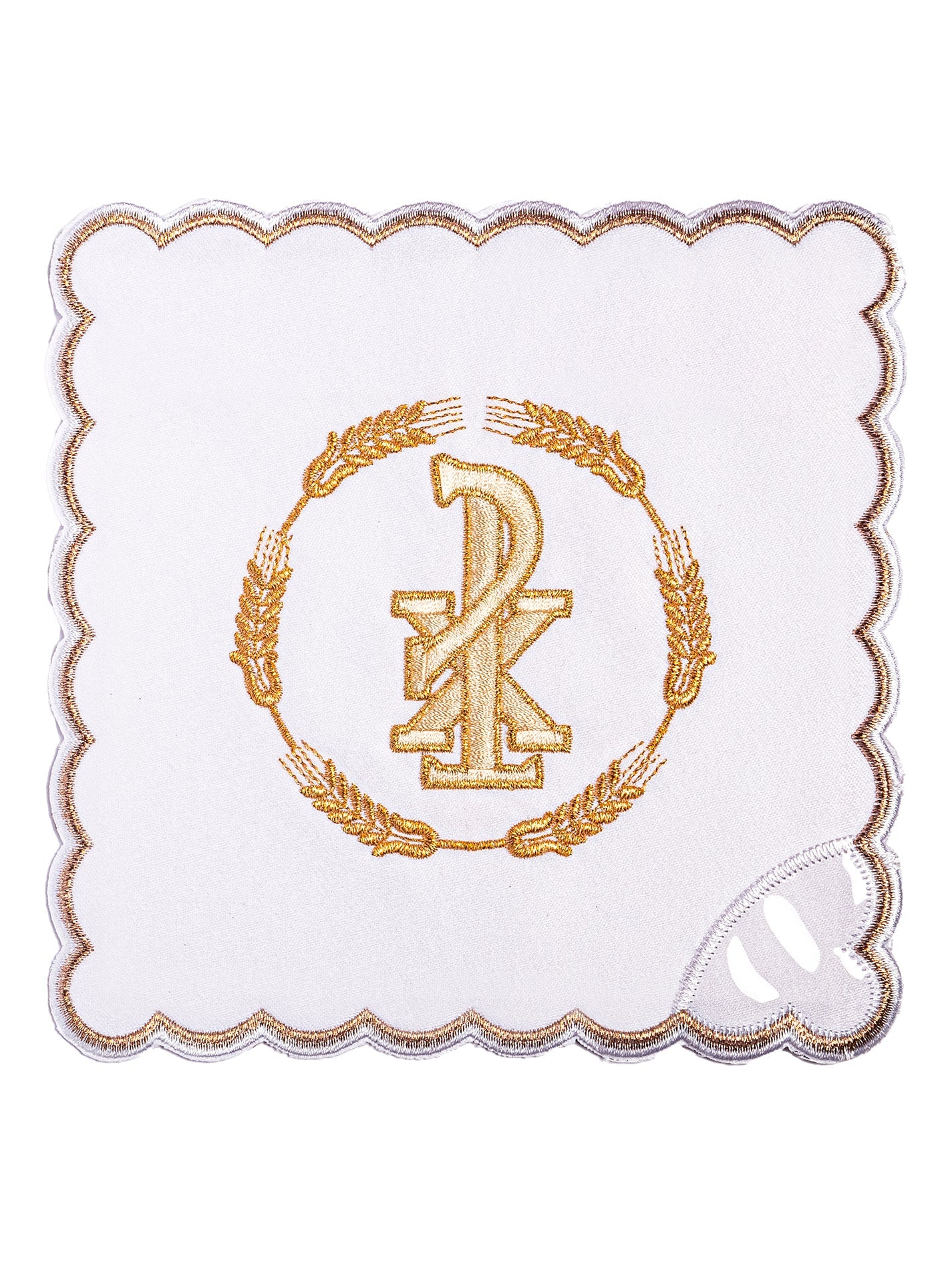 Chalice Linens with Golden PAX Embroidery - HAFTINAUSA.COM