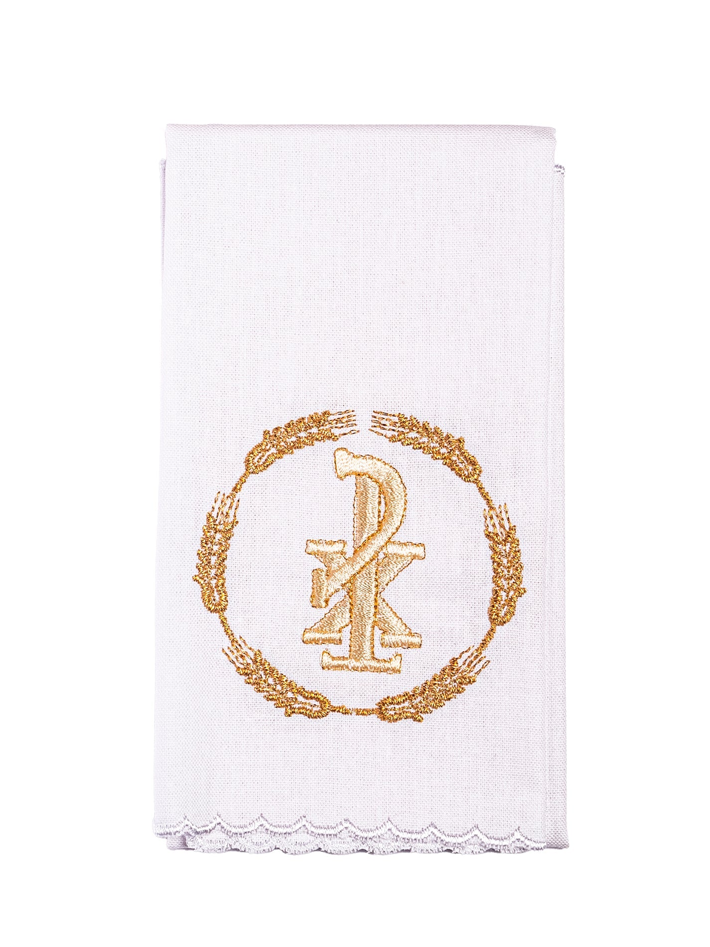 Chalice Linens with Golden PAX Embroidery - HAFTINAUSA.COM