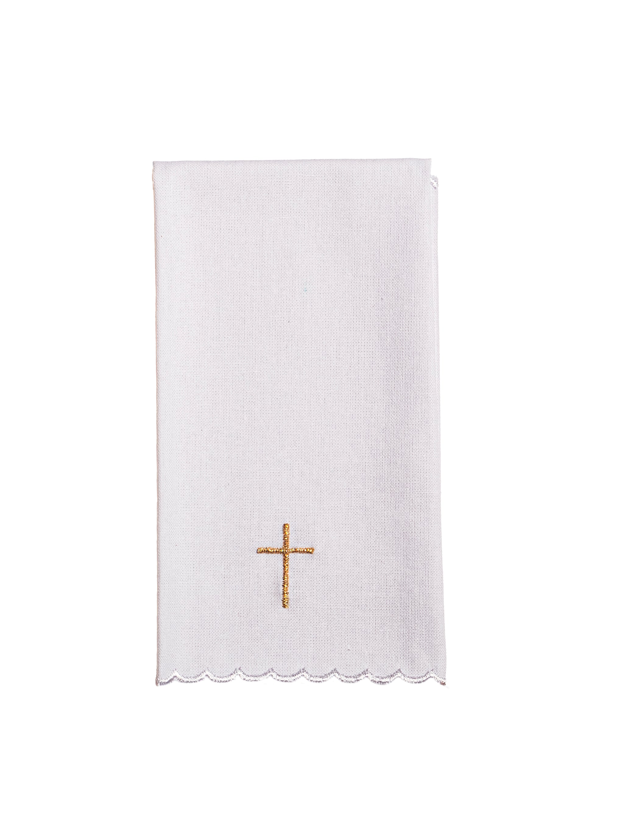 Altar linen sets with gold decorated cross embroidery - HAFTINAUSA.COM