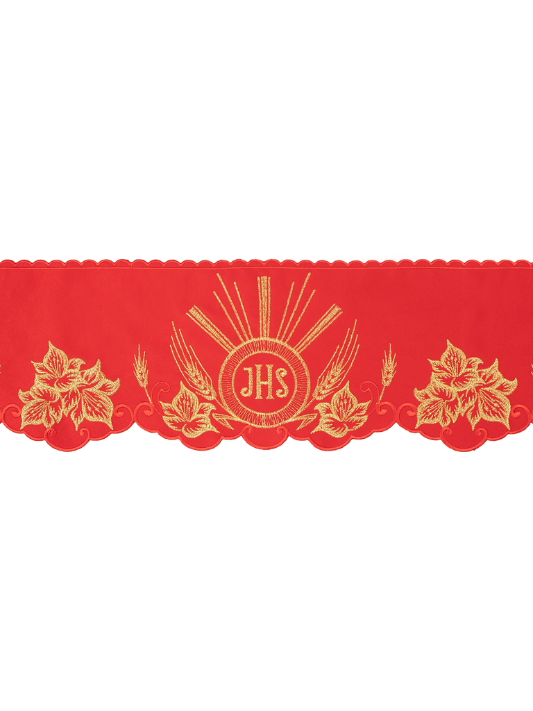 Metraż z haftem czołowym IHS Czerwony