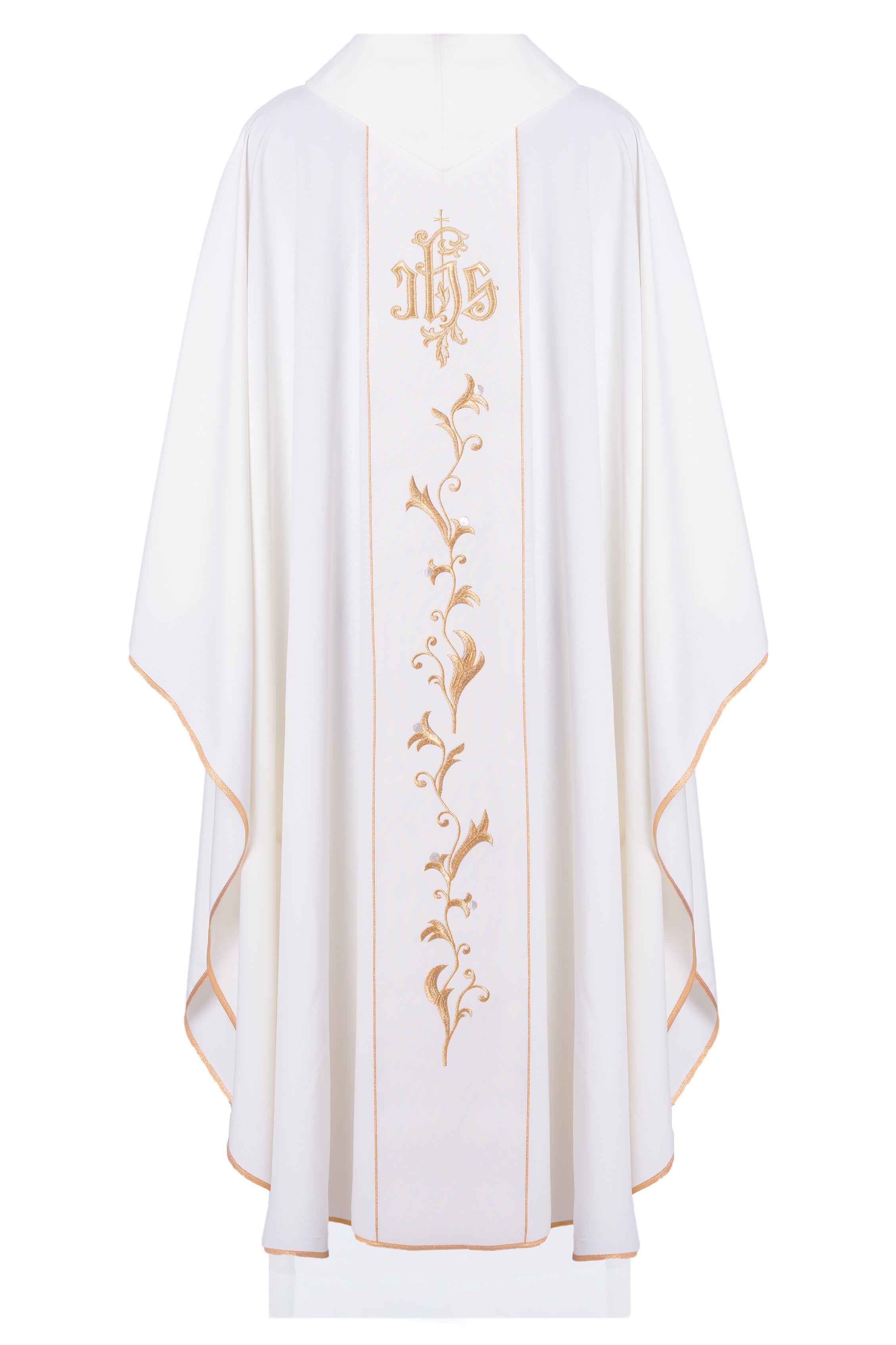 Chasuble embroidered with ecru Cross - HAFTINAUSA.COM