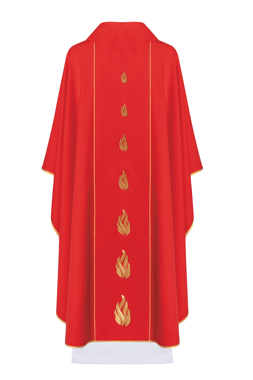 Red Chasuble with Holy Spirit symbol