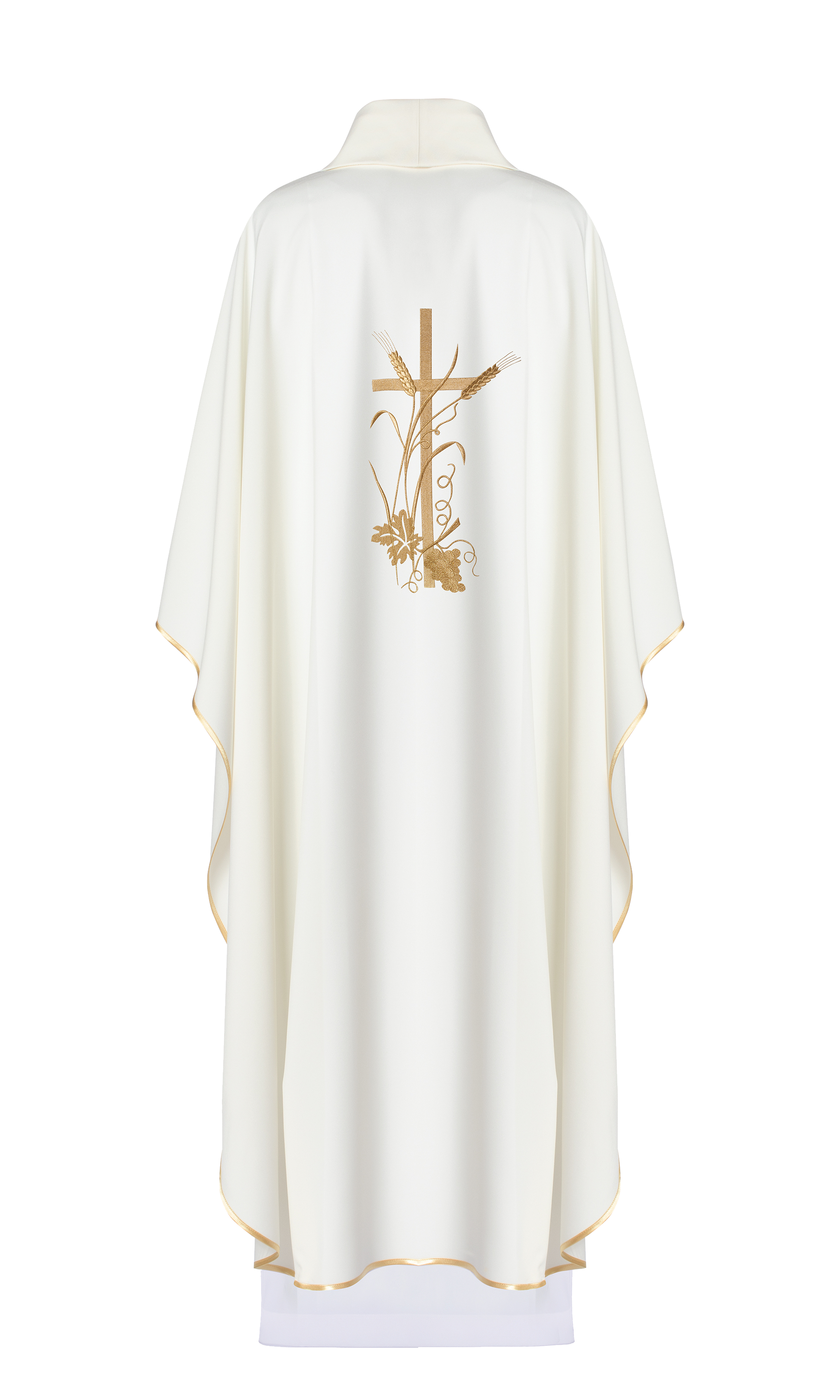 Chasuble embroidered in ecru