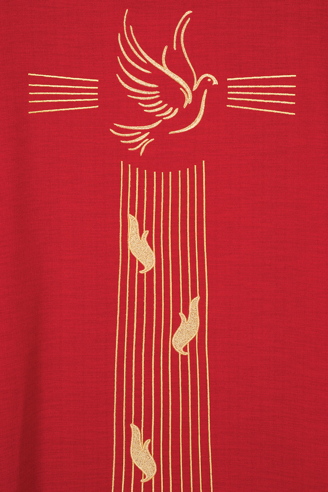 Chasuble with the symbol of the Holy Spirit