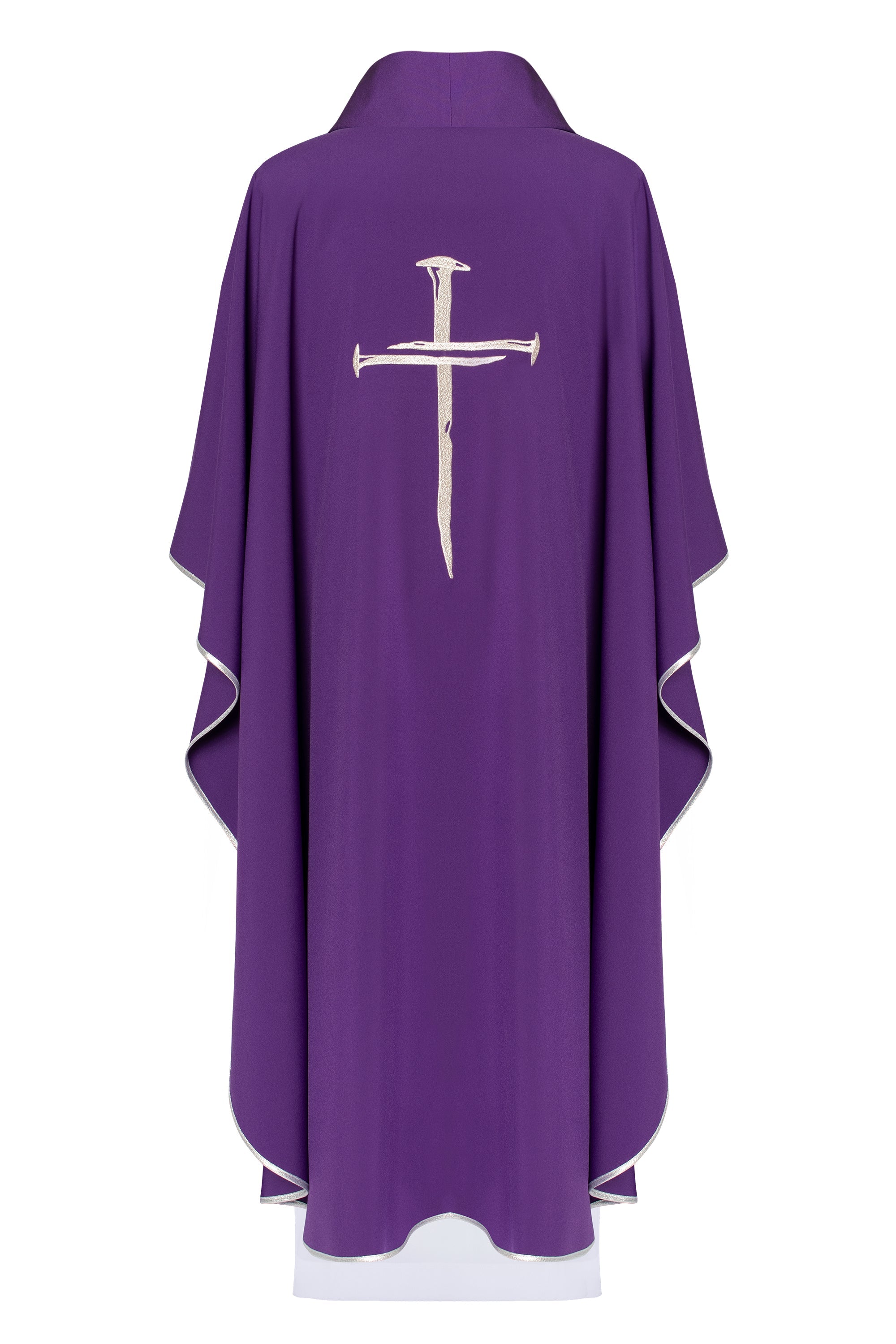 Purple Chasuble with a Cross - HAFTINAUSA.COM