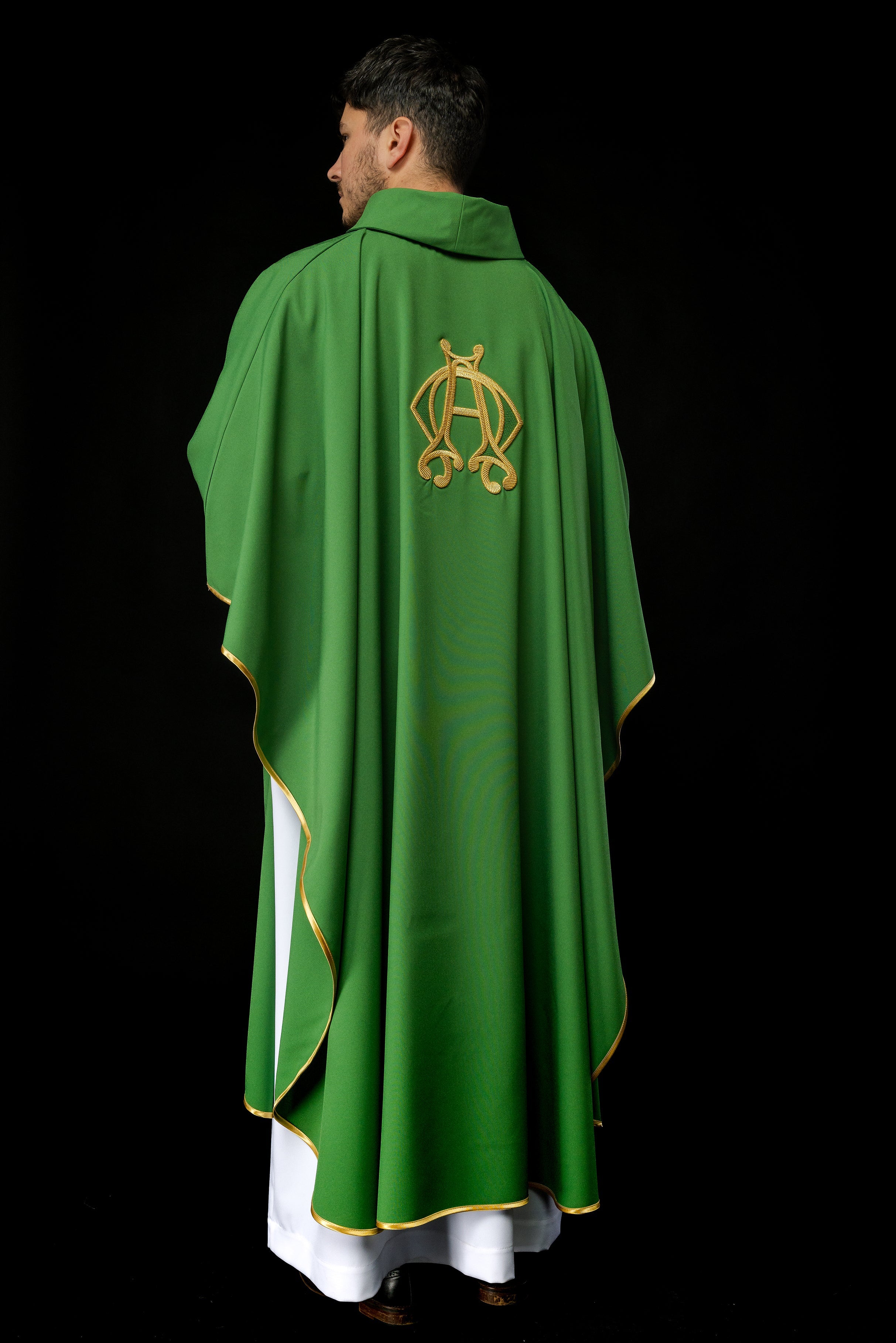 Chasuble embroidered with ecru Cross