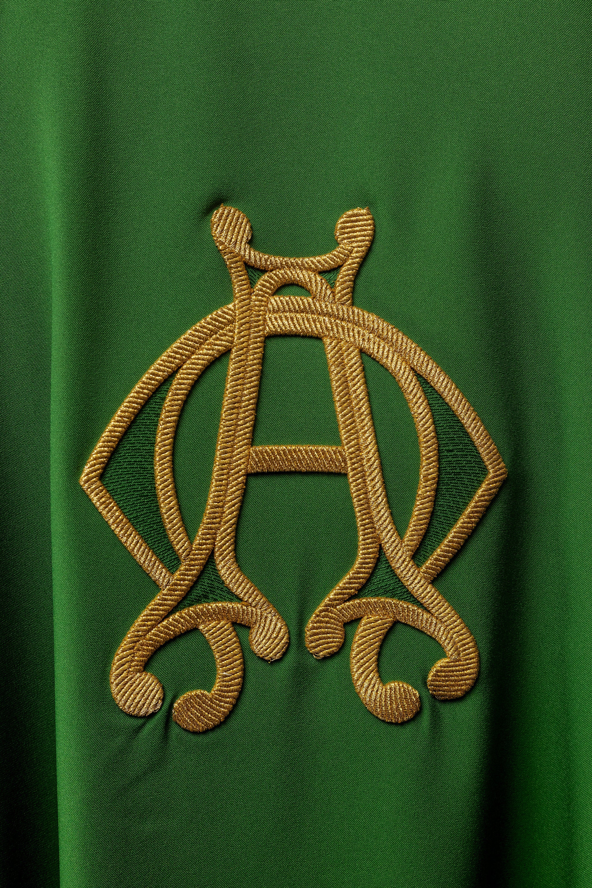 Chasuble embroidered with ecru Cross