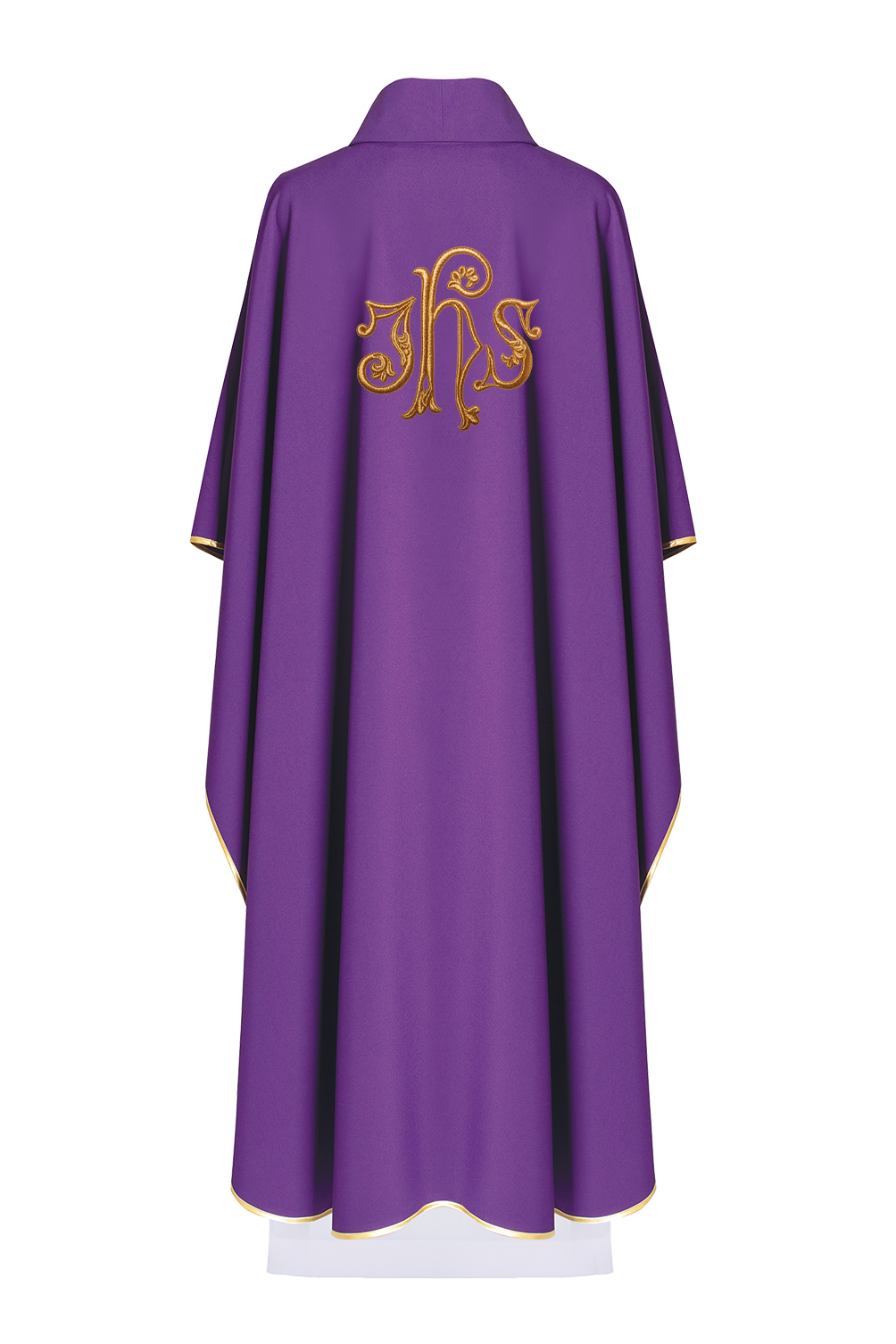 Chasuble in purple and gold