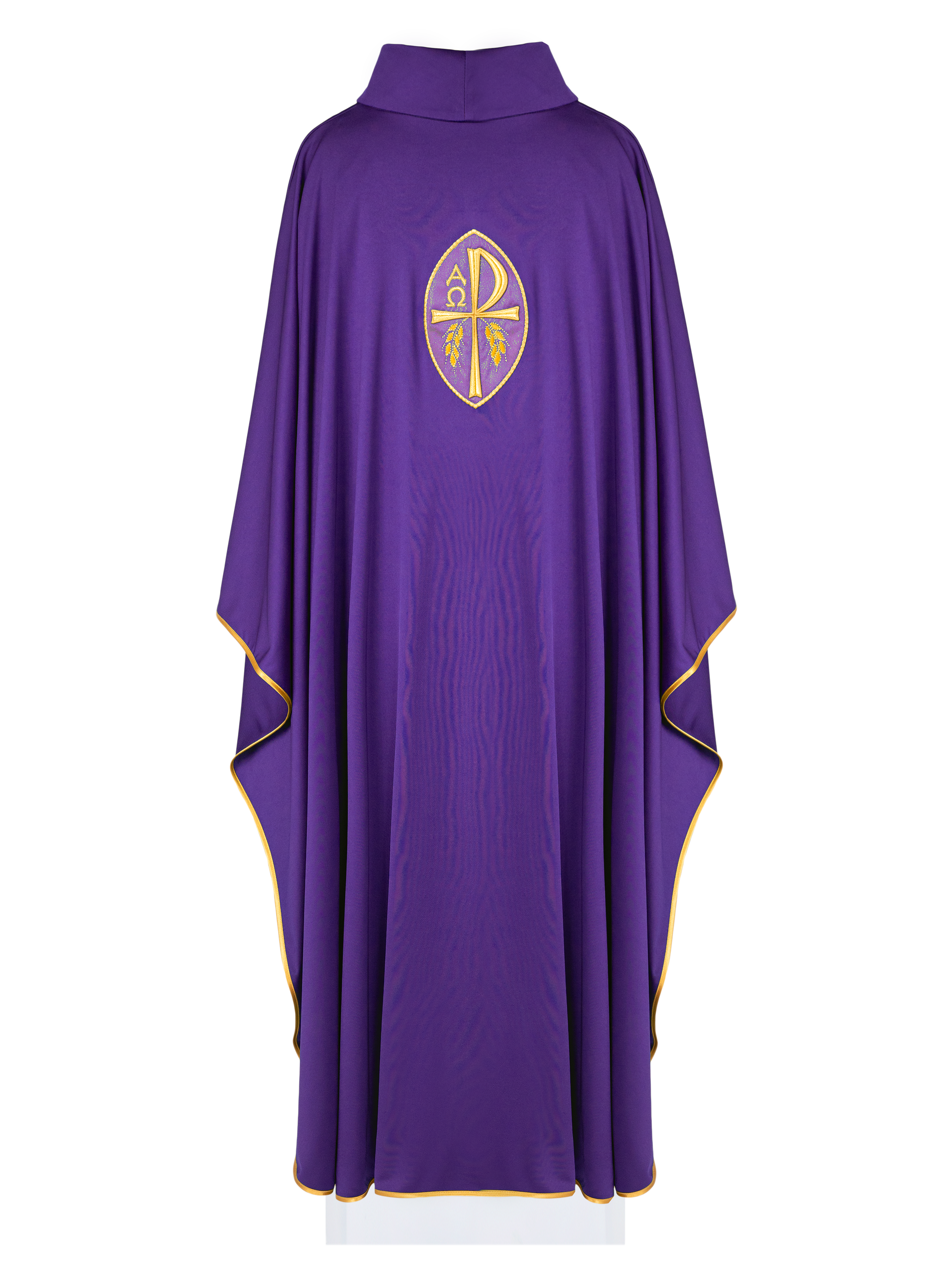 Purple chasuble made of light SACROLITE texture