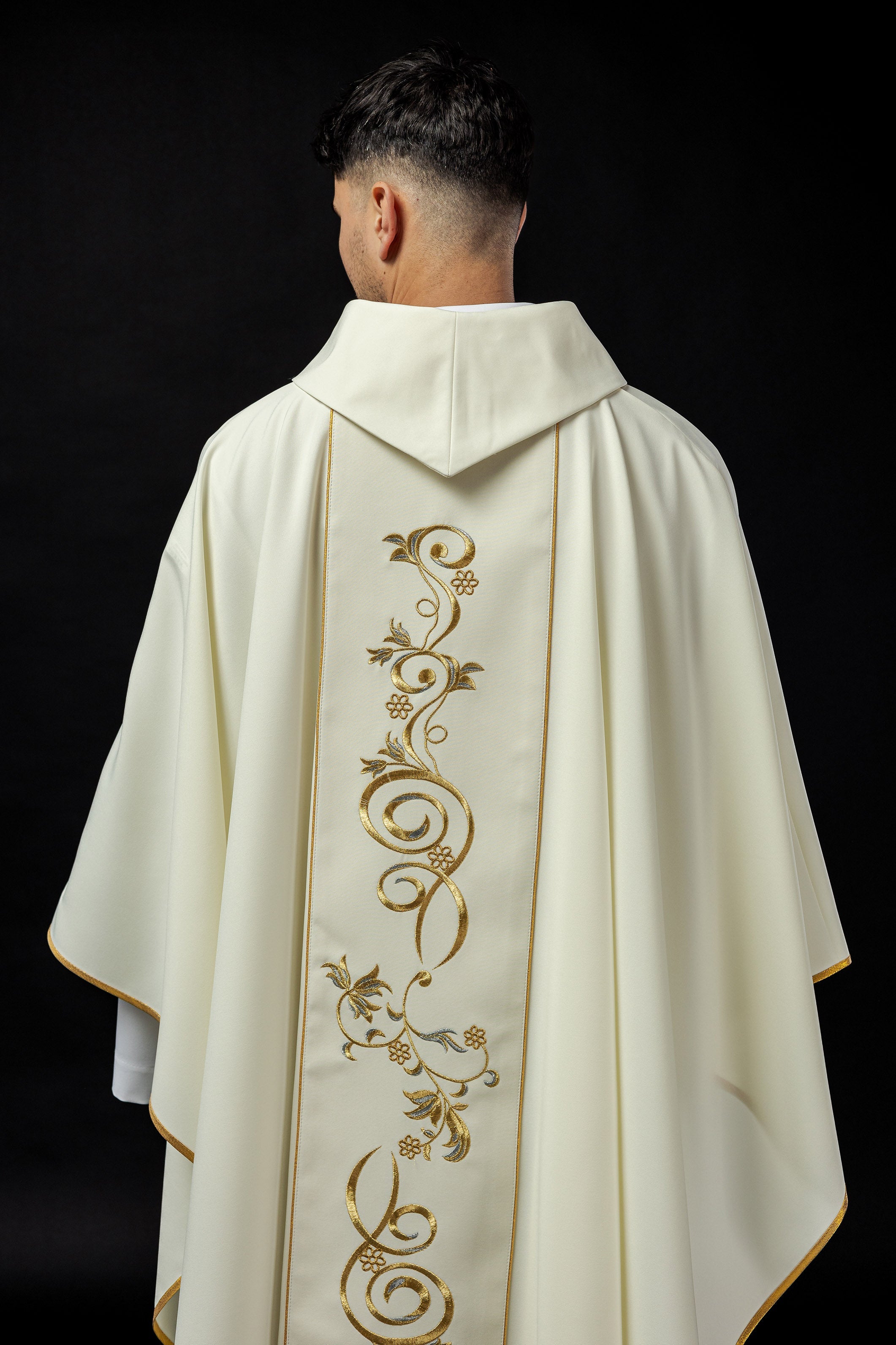 Embroidered chasuble with the image of St. Joseph