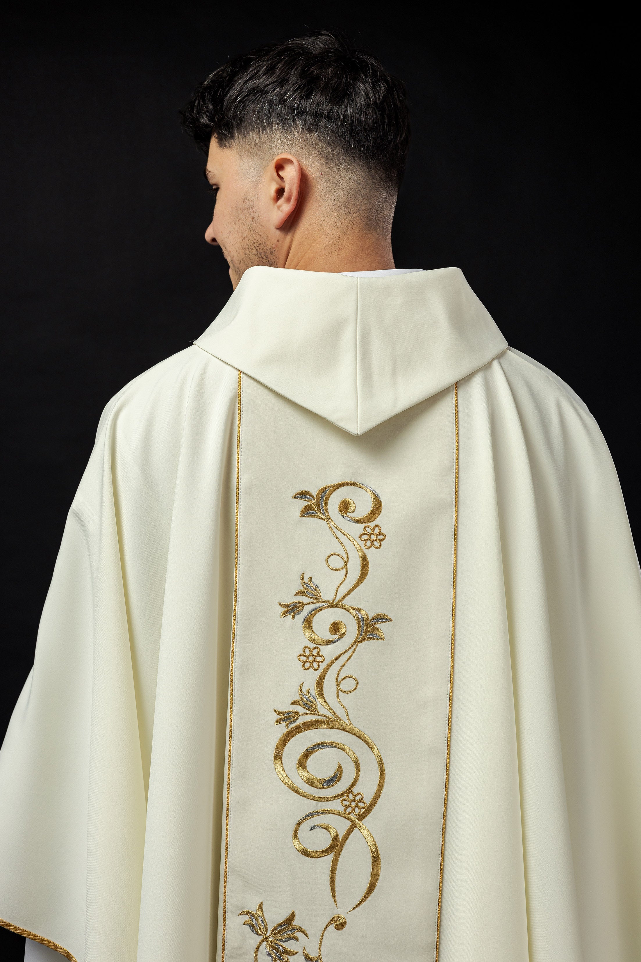 Embroidered chasuble with the image of St. Joseph