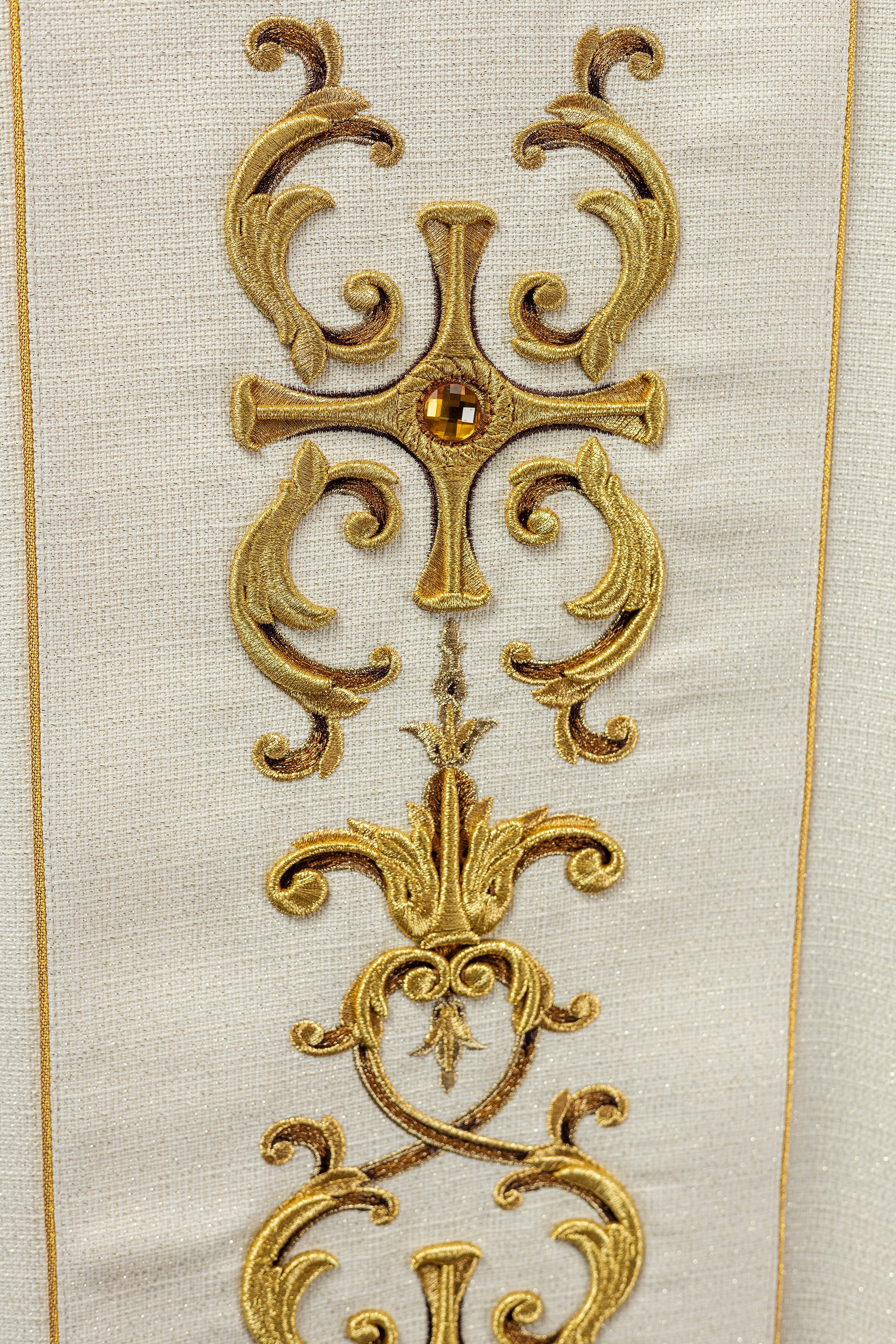 Embroidered chasuble with the image of Saint Anthony