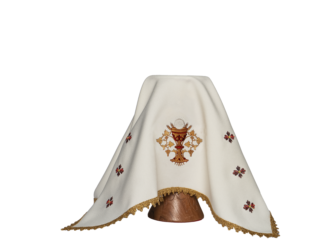 Chalice veil with host embroidery