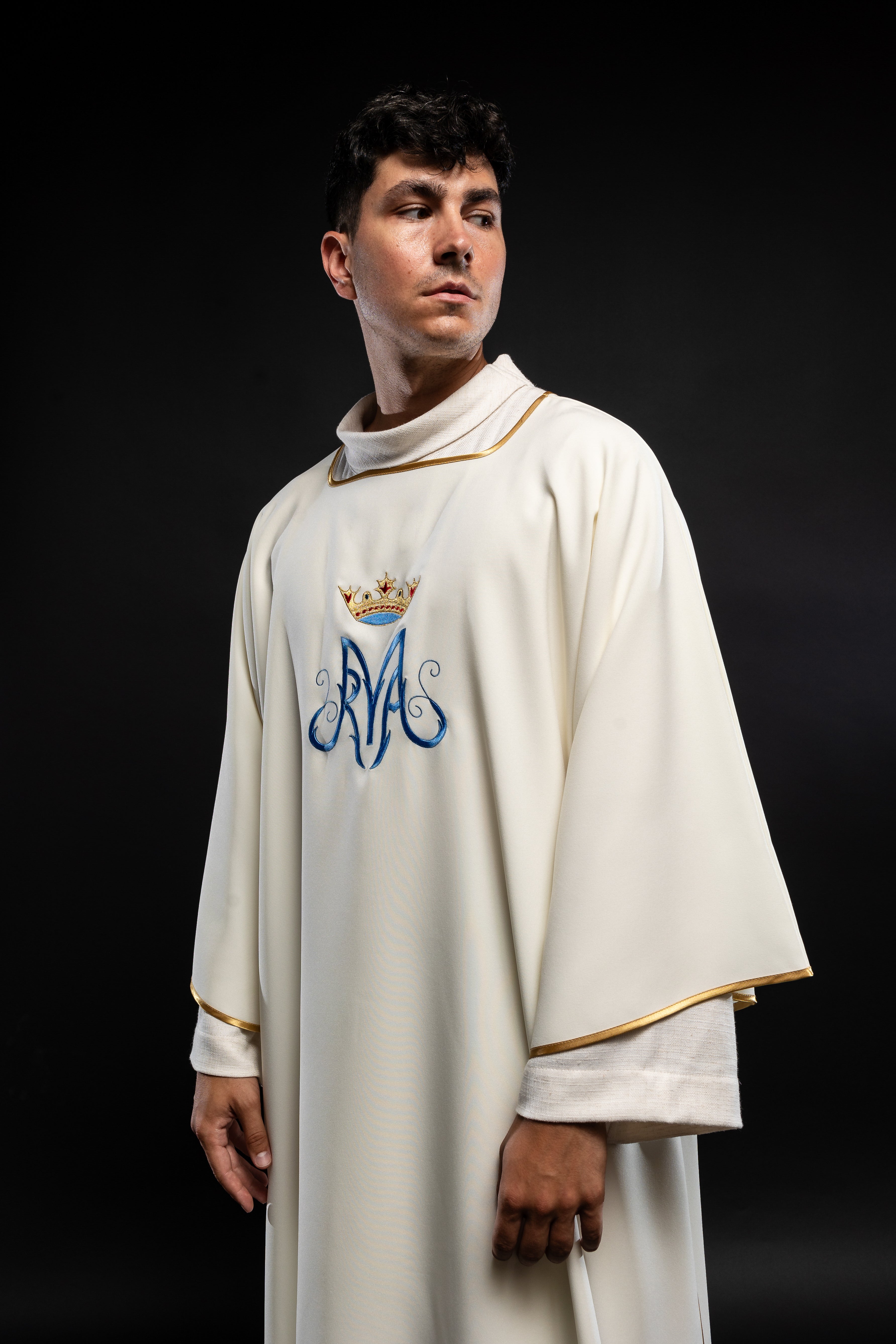 Dalmatic with Mary Motif Embroidery