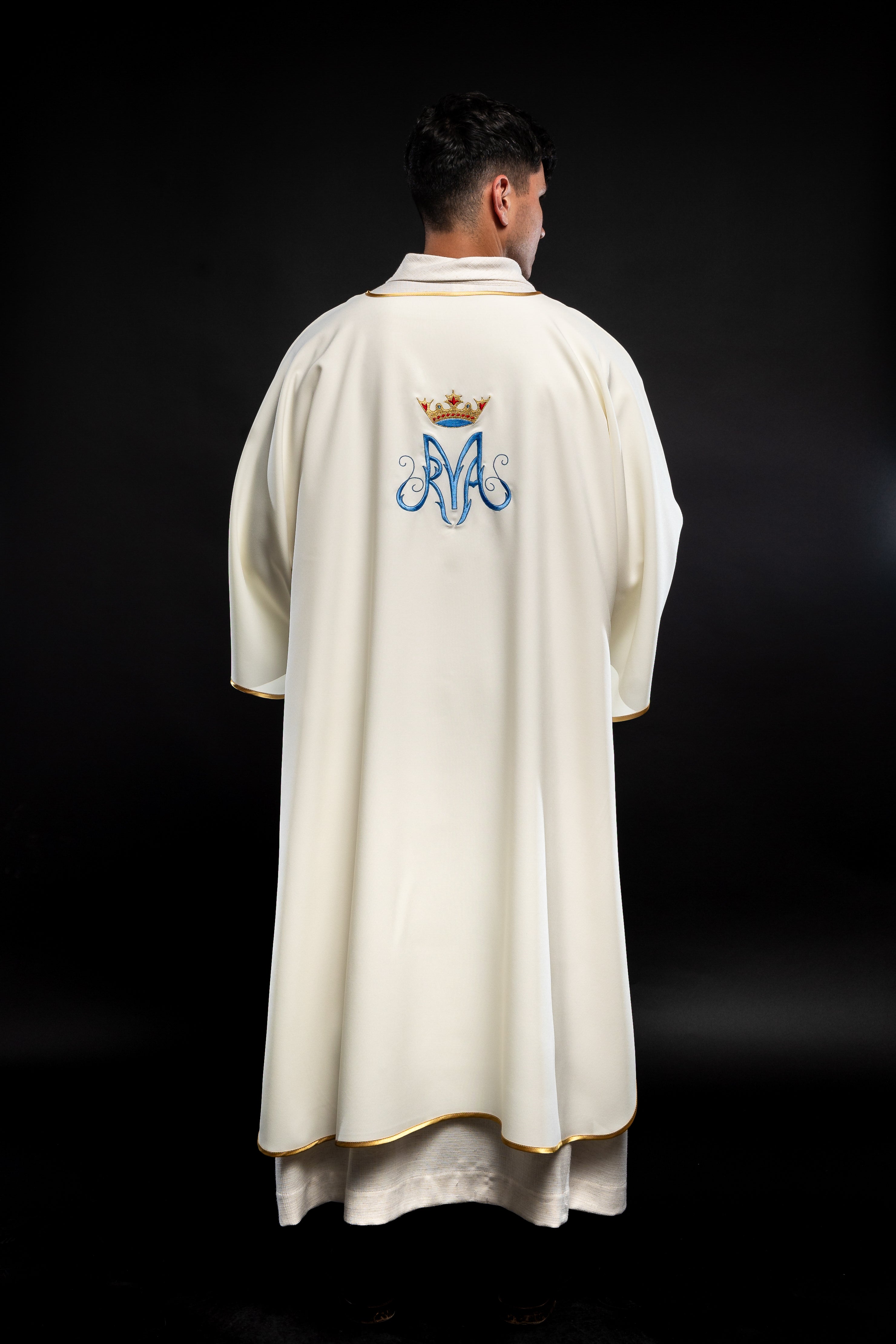 Dalmatic with Mary Motif Embroidery