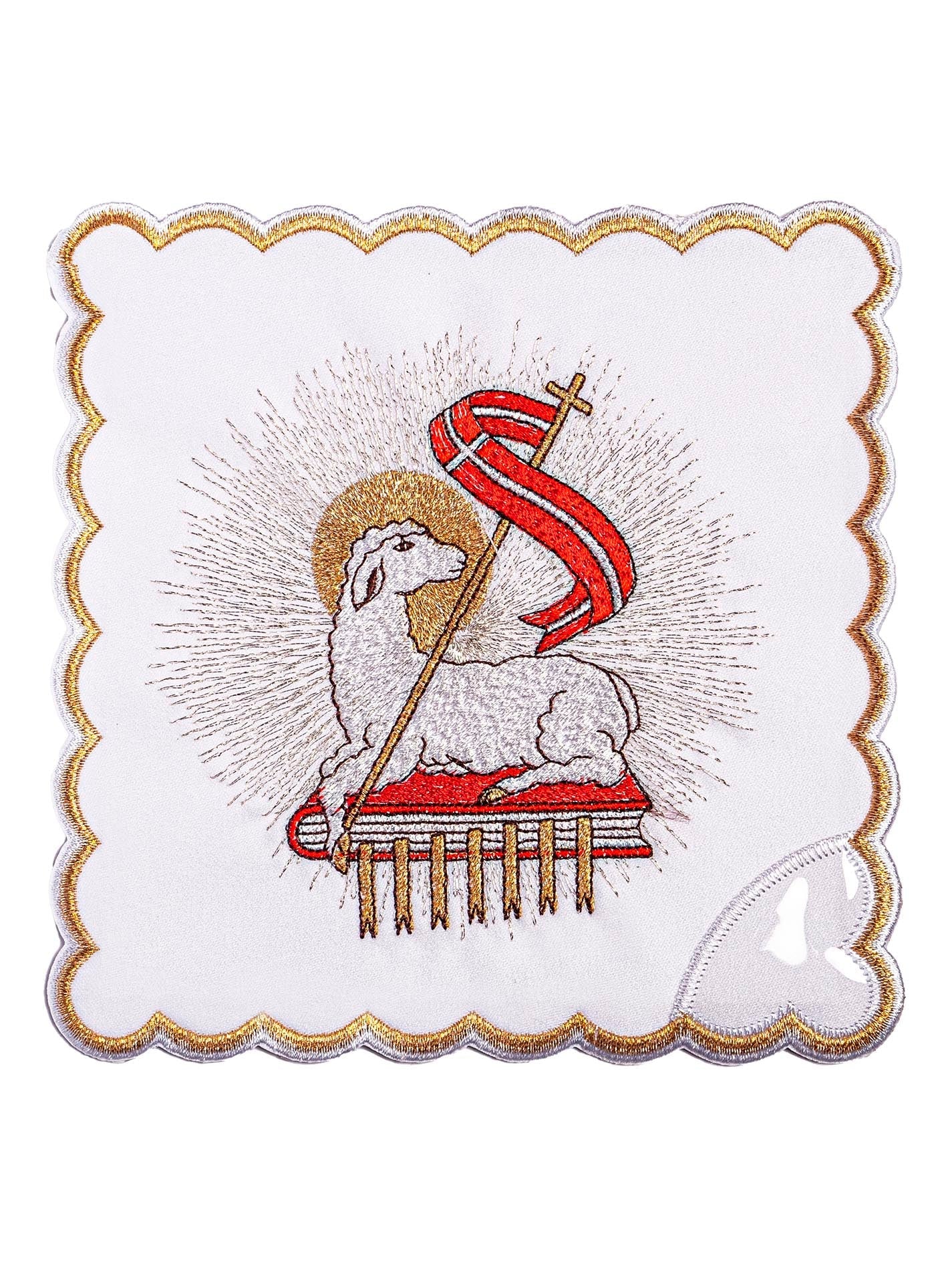 Chalice Linens Embroidered Lamb