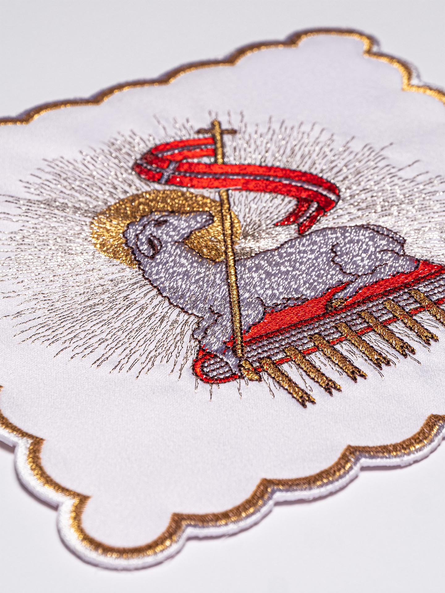 Chalice Linens Embroidered Lamb