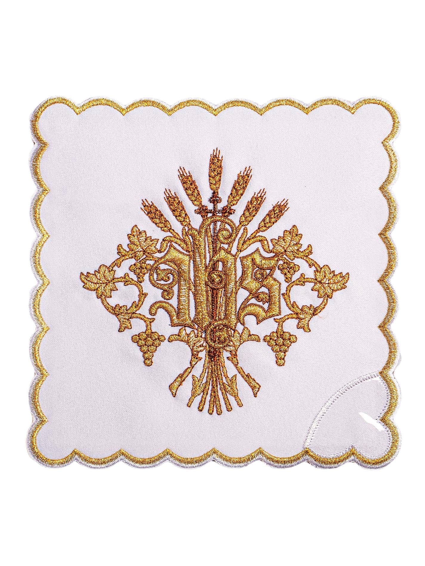 Chalice Linens with big IHS embroidery