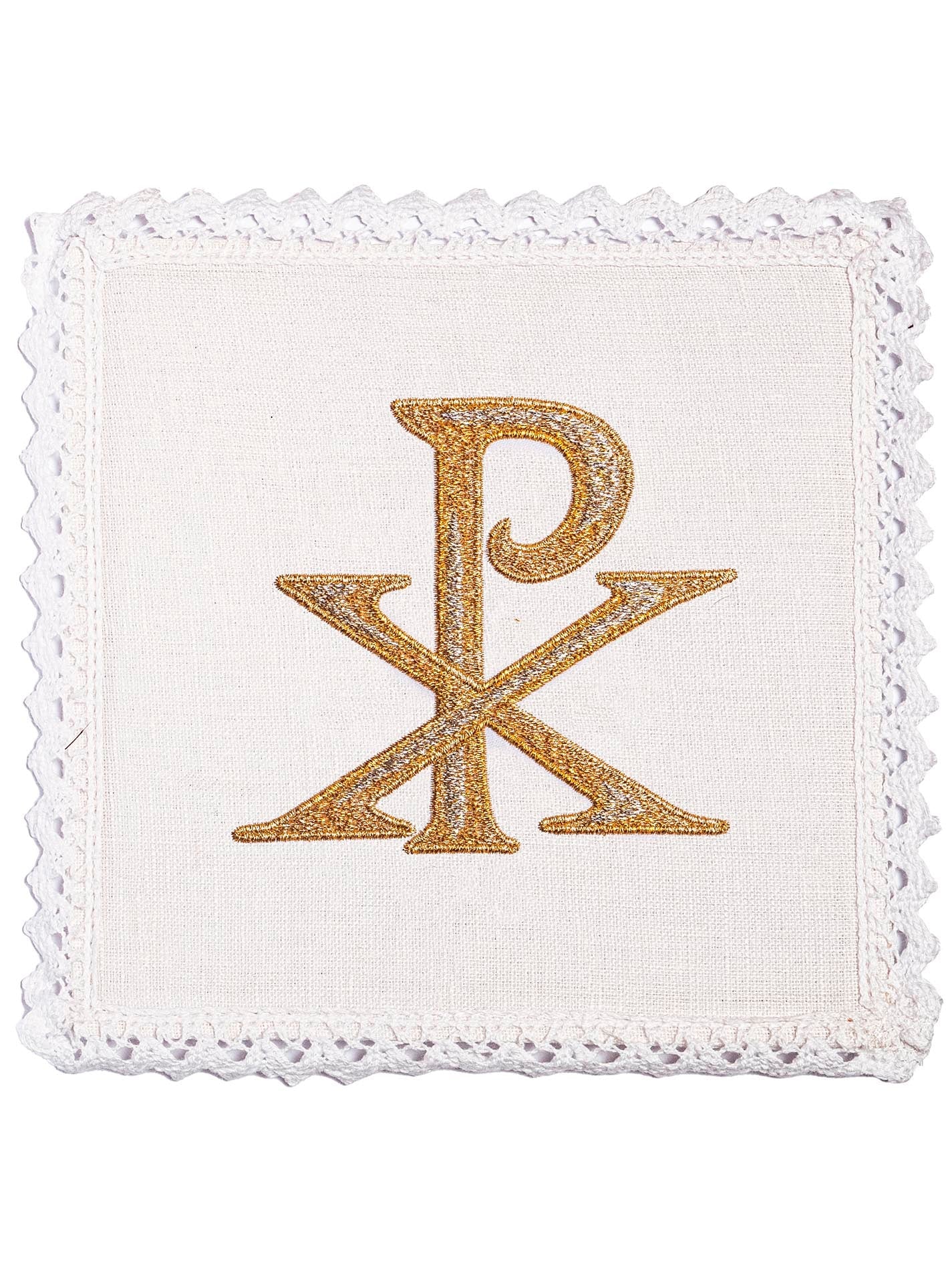 Chalice Linens made of linen with PAX symbol