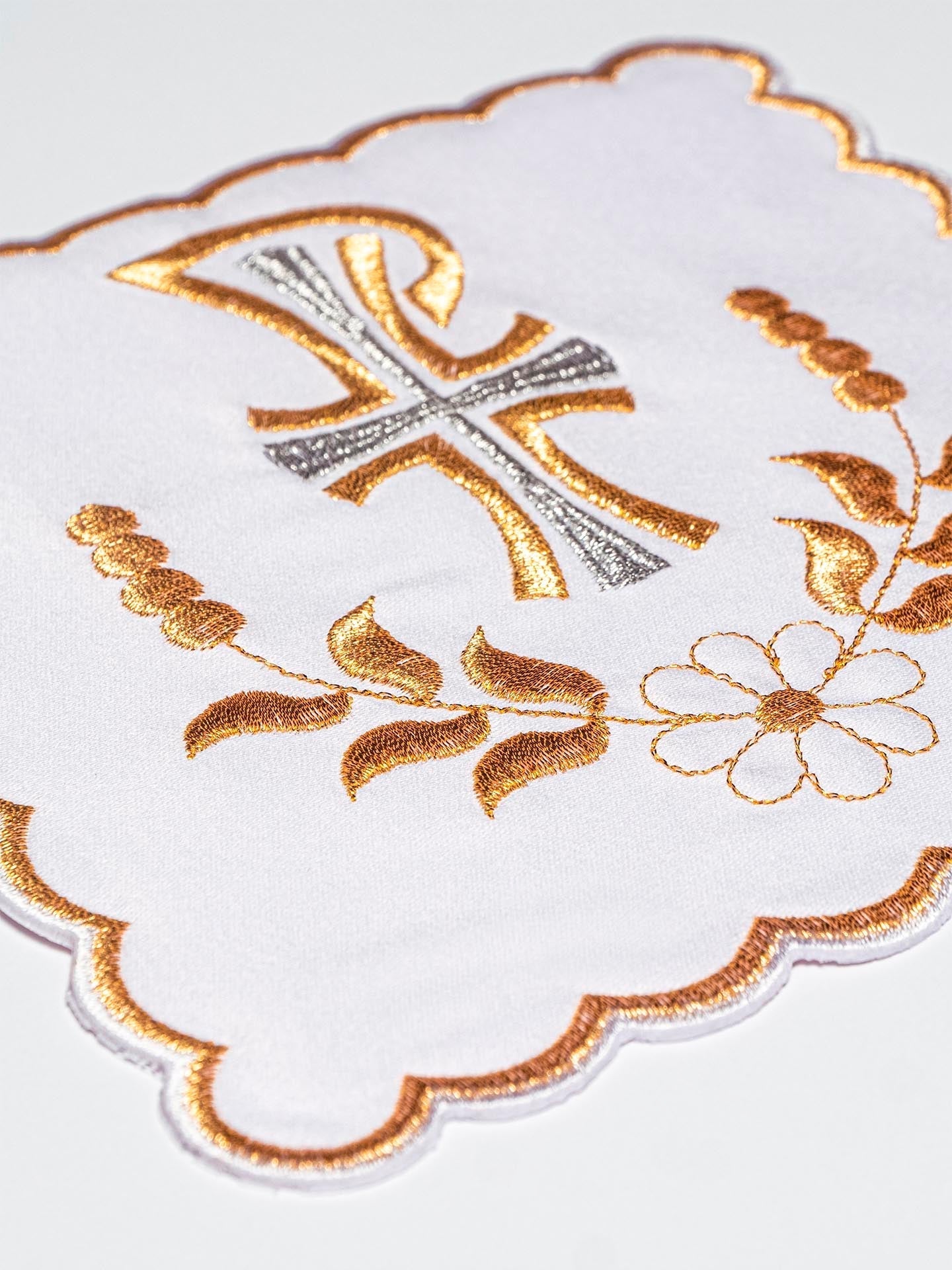 Chalice Linens Embroidered with PAX Motif