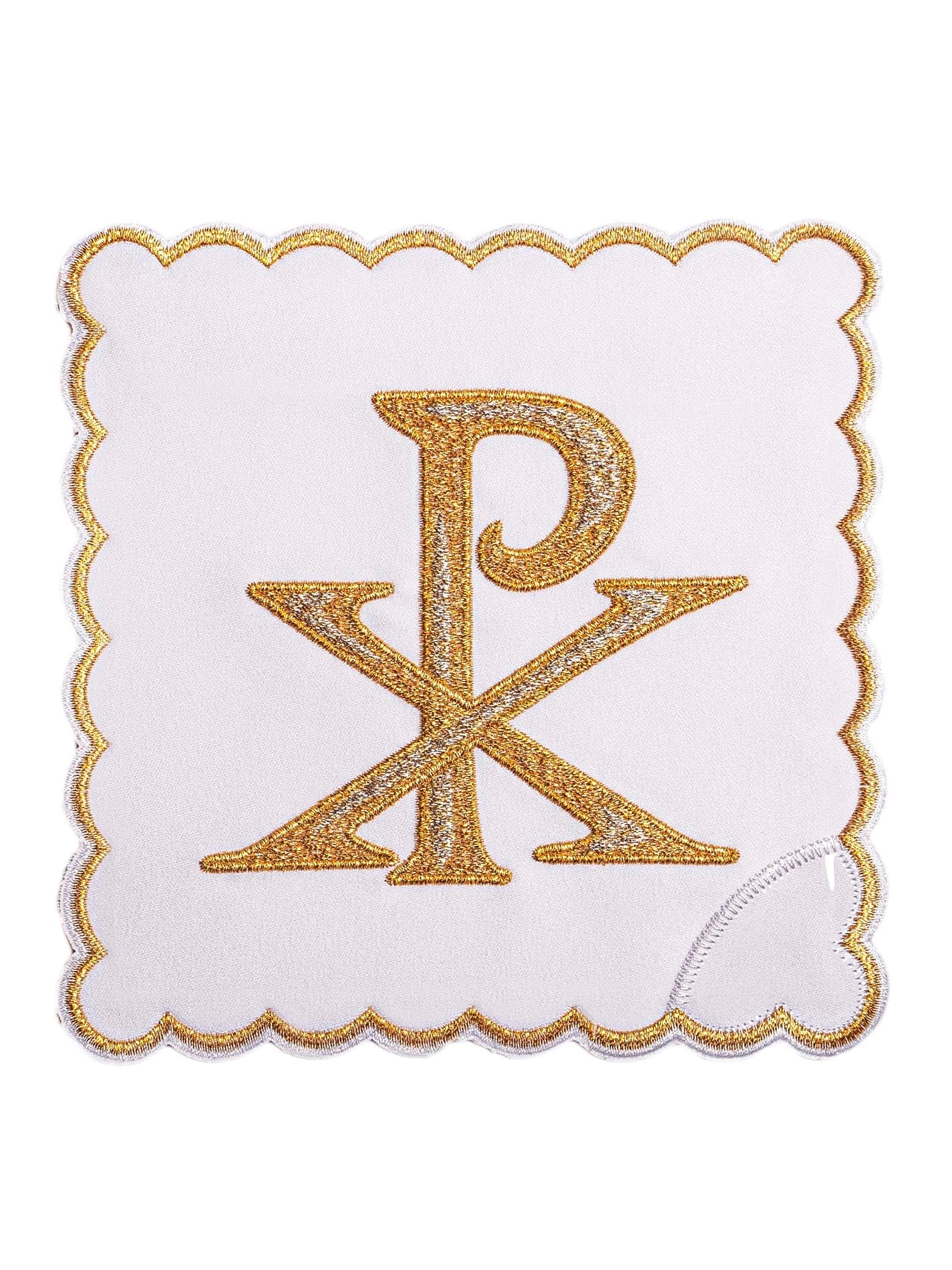 Chalice Linens made of cotton with embroidered  gold PAX