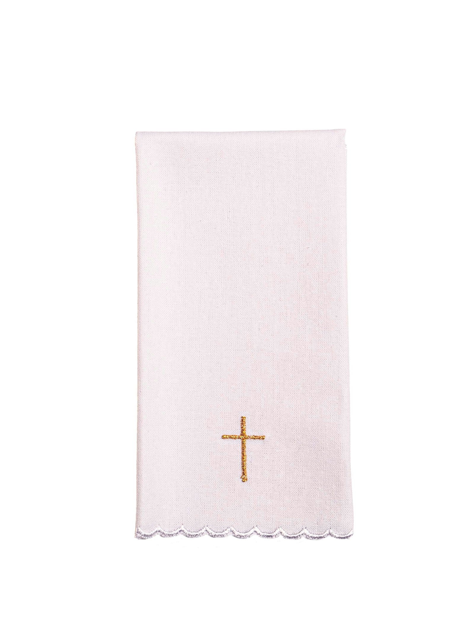 Chalice Linens made of cotton with embroidered  gold PAX