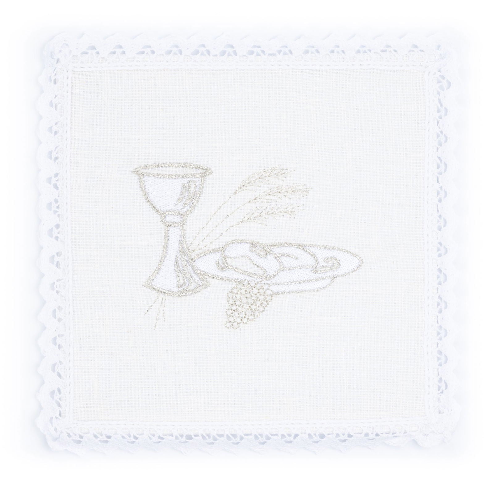 Embroidered chalice linens Eucharistic chalice