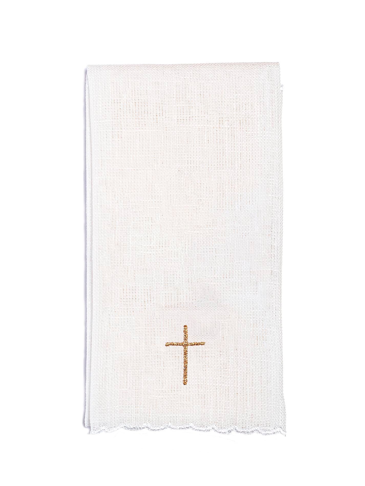 Embroidered Linen Chalice Linens