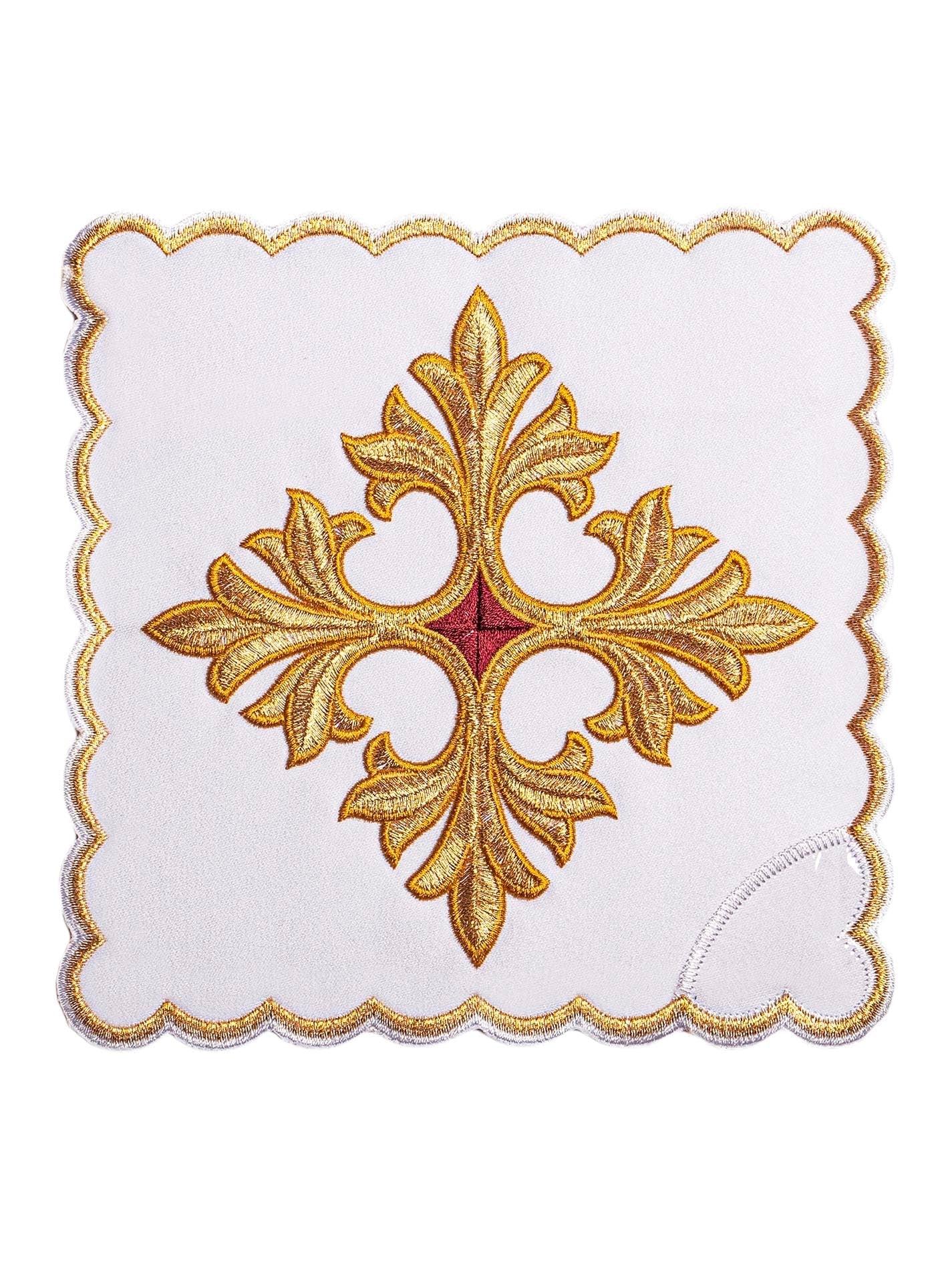 Altar linen sets with gold decorated cross embroidery