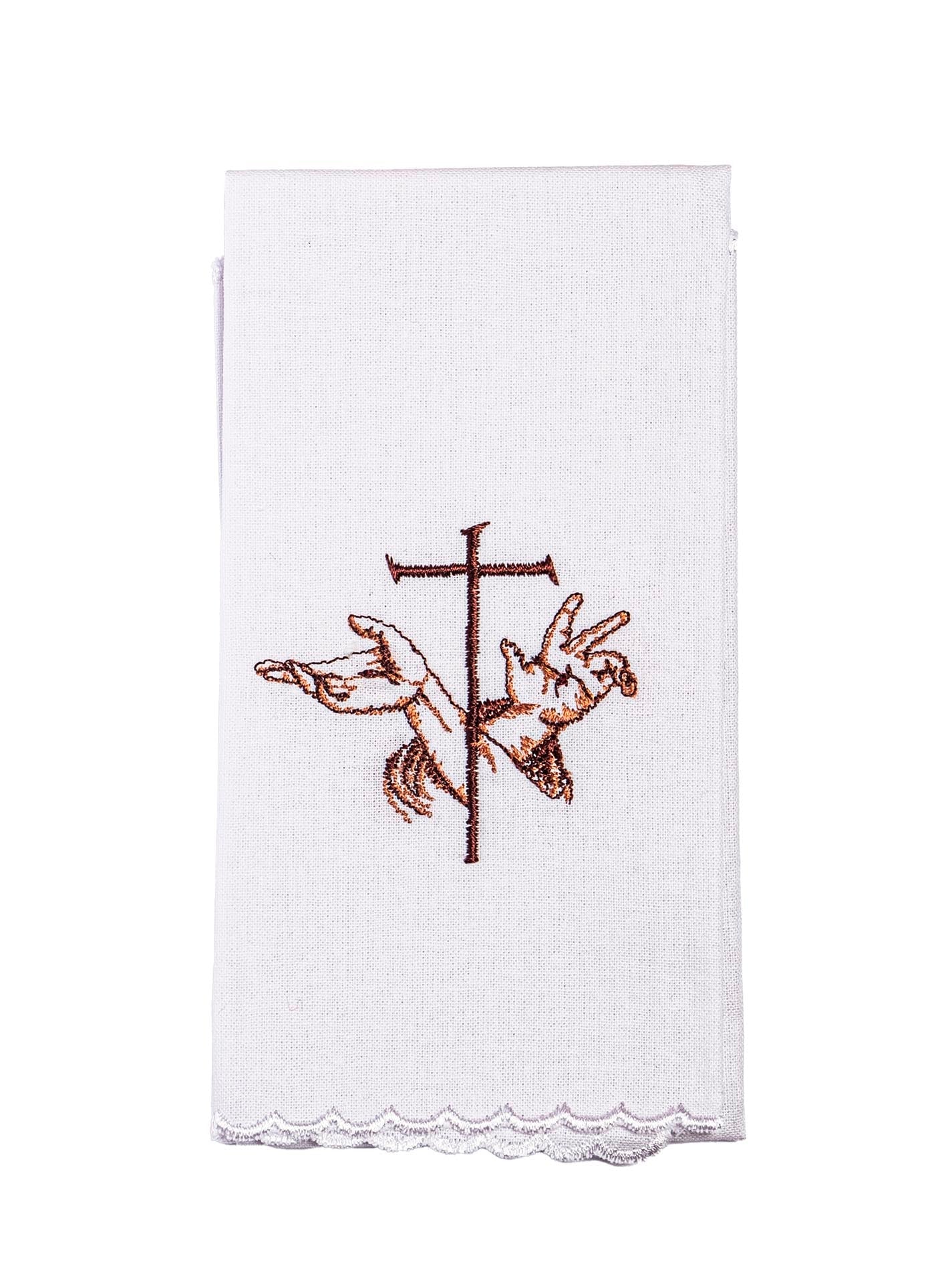 Chalice Linens with The Franciscans symbol