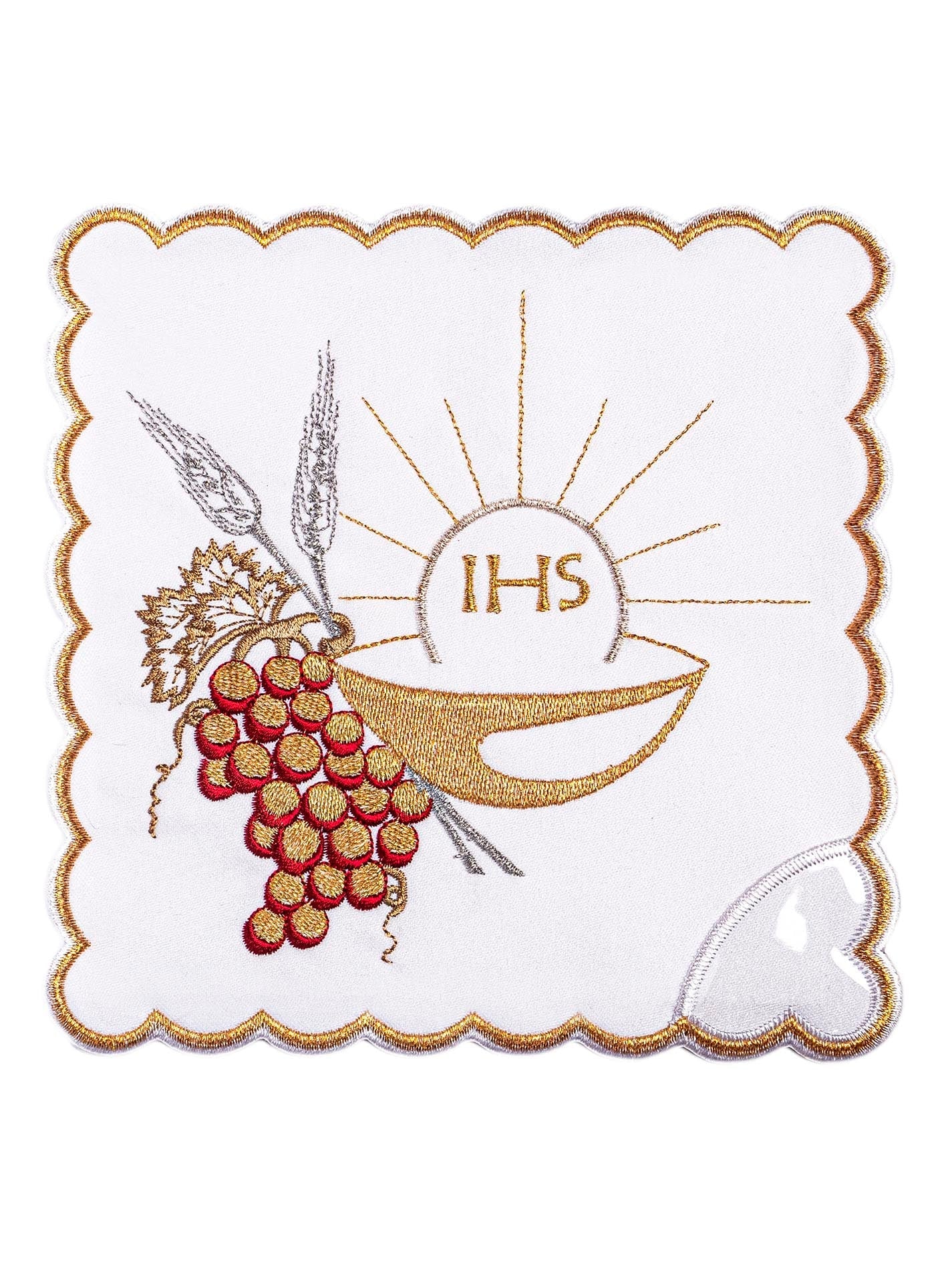 Chalice Linens with Eucharistic Chalice Embroidery