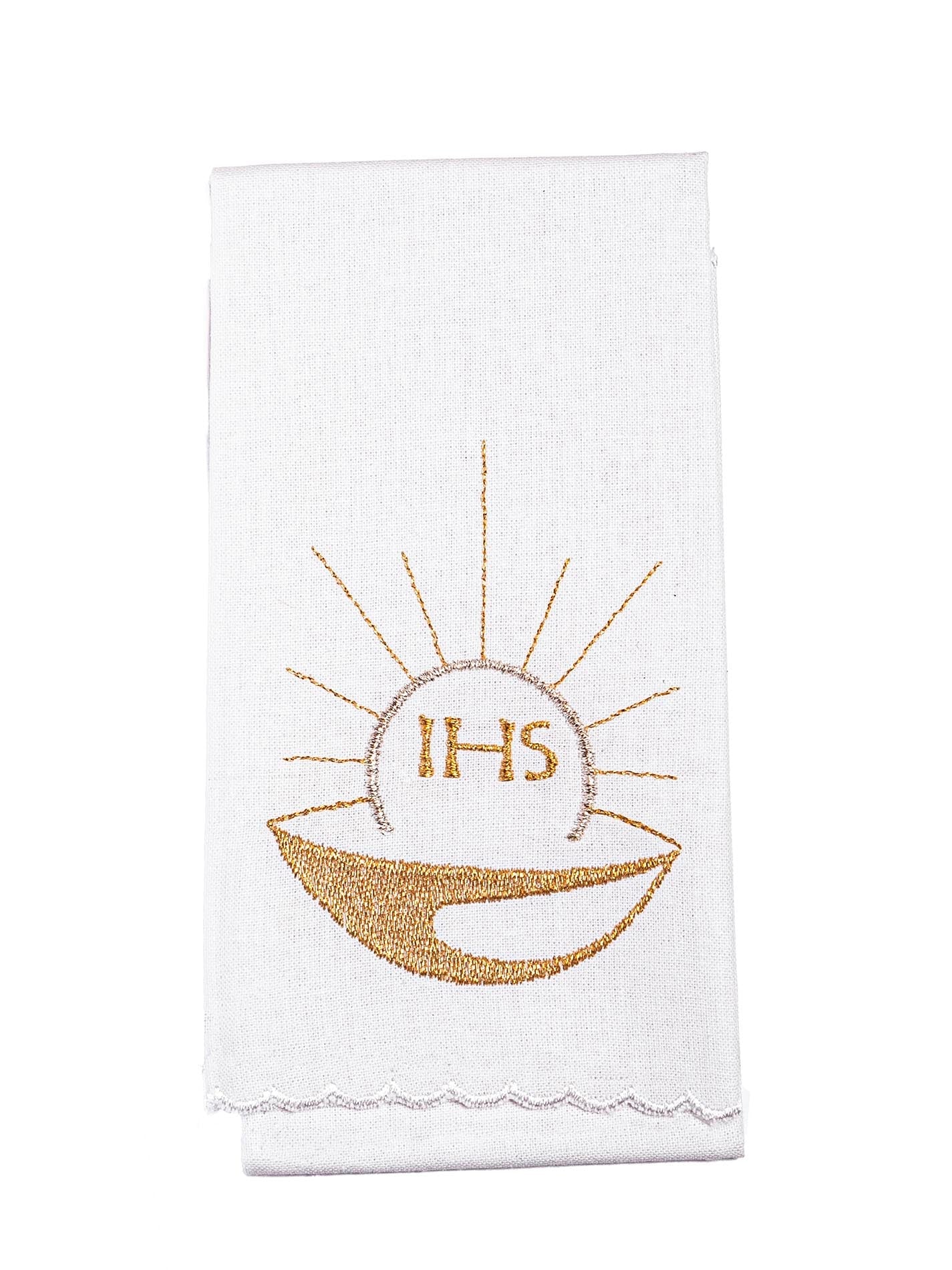 Chalice Linens with Eucharistic Chalice Embroidery