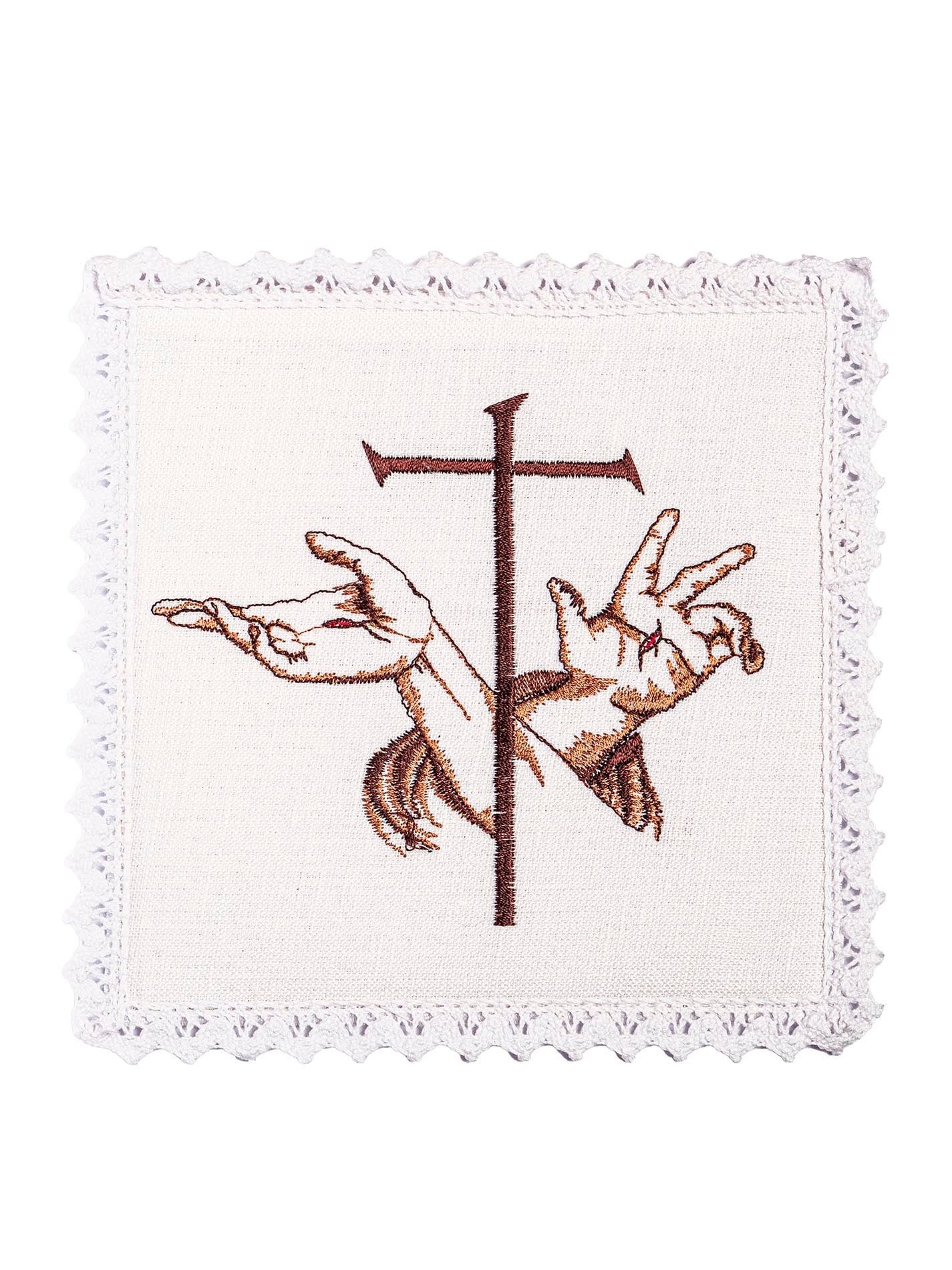 Classic embroidered Chalice Linens set