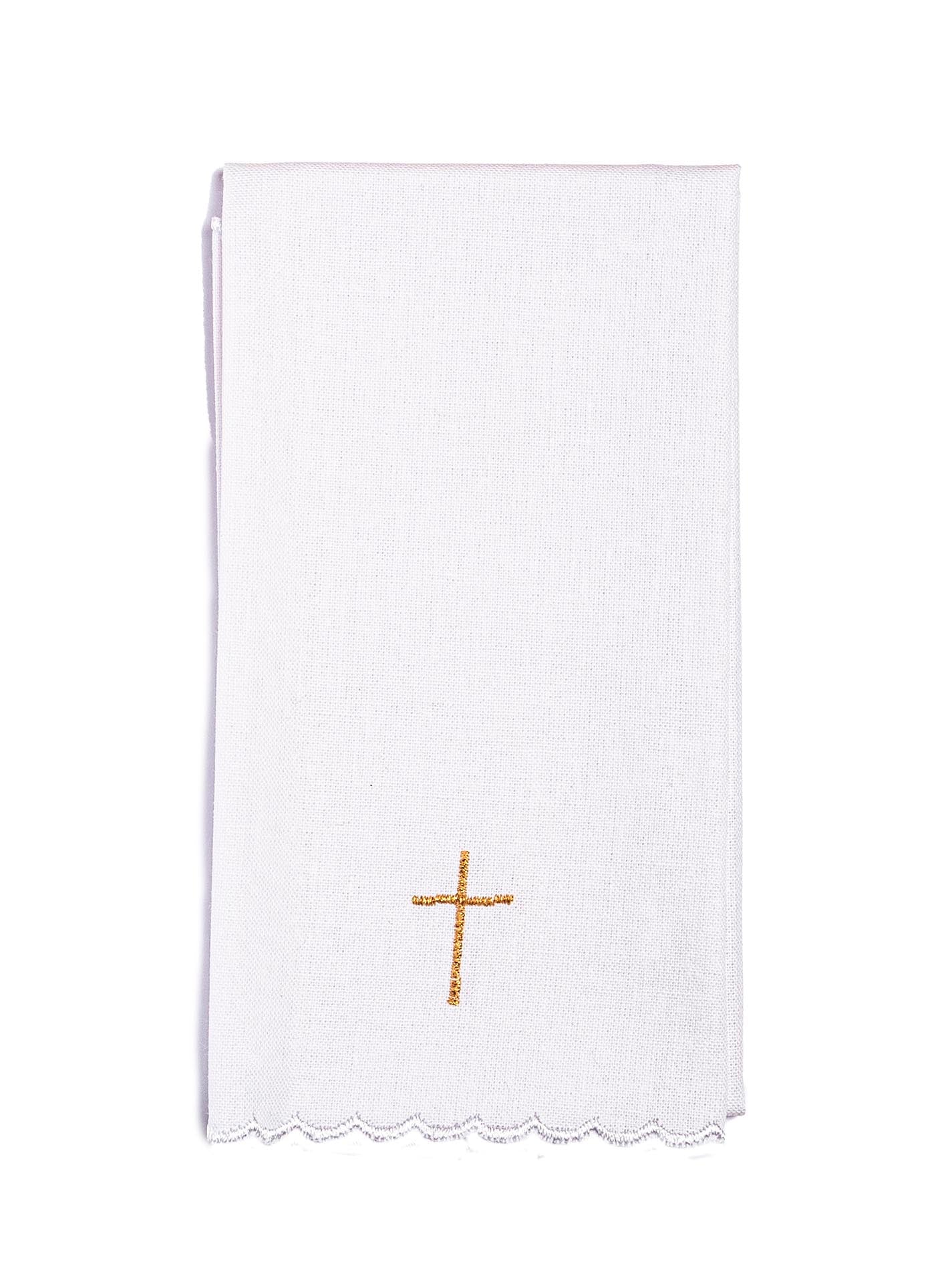 Communion chalice linens set with gold embroidery